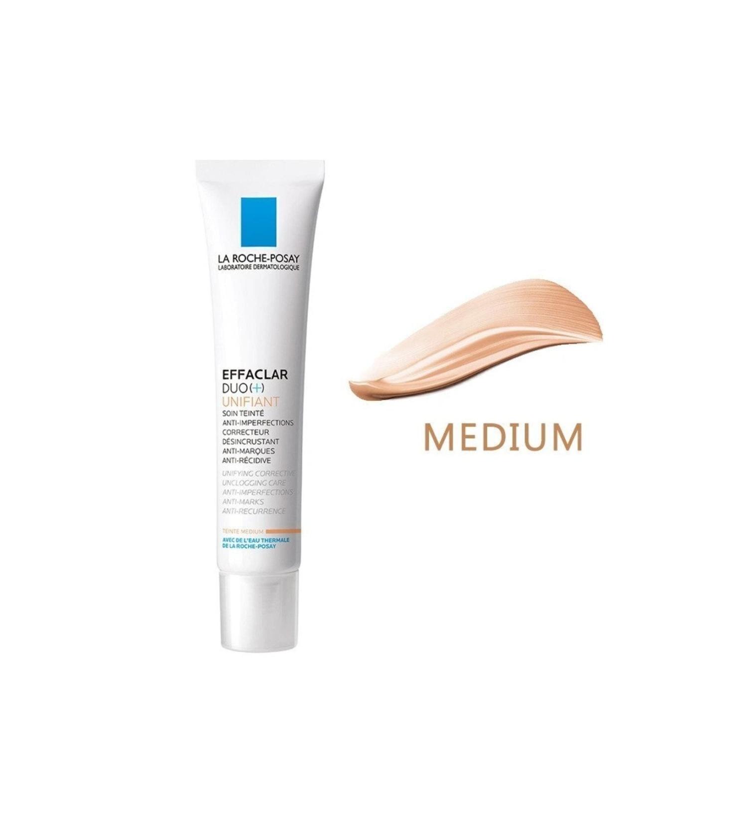 La Roche Posay Duo + Unifiant Mattifying Care Cream with Concealer Effect 40 Ml Colored Texture Medium