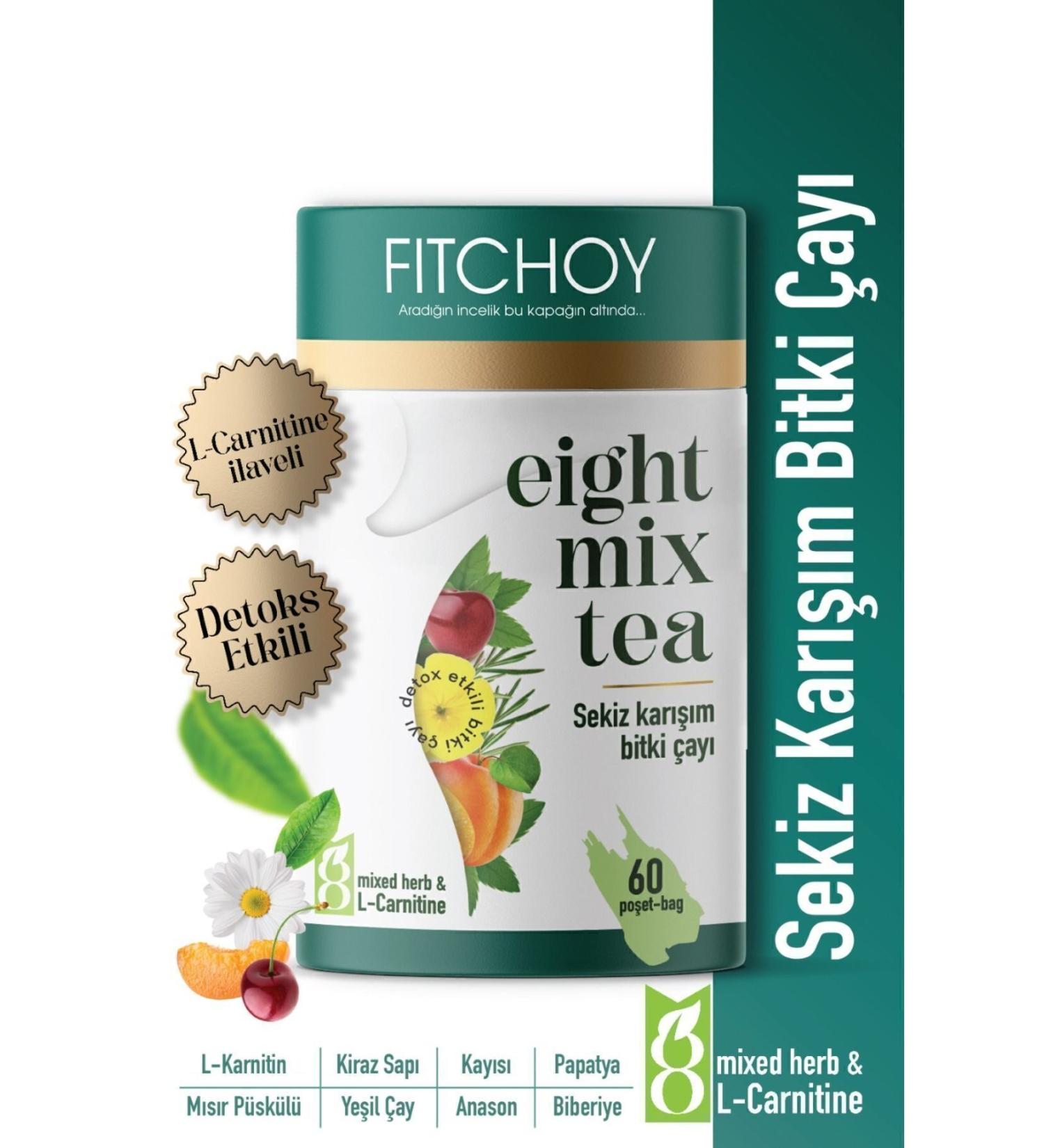 Fitchoy 8 Mix Detox Effective Tea 5 Pack Campaign Package - Buy Online on GoSupps.com