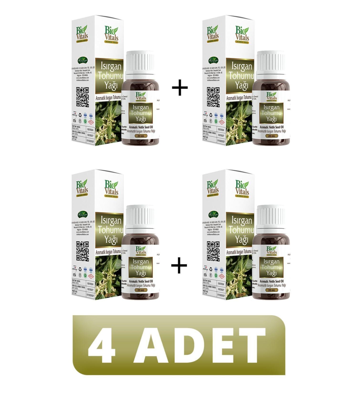 Bio Vitals Nettle Oil 20 ml 4 PIECES