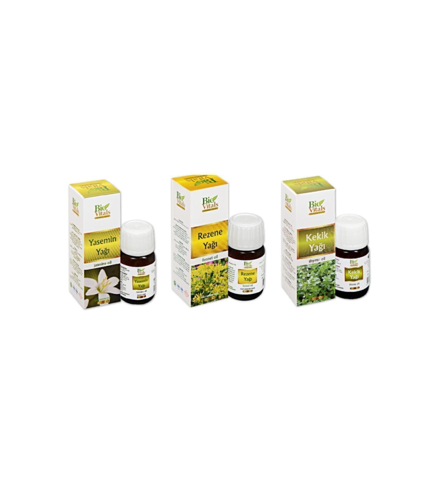 Ginger Spice Jasmine Fennel Thyme-Aromatic Massage-Skin Care Oil Set