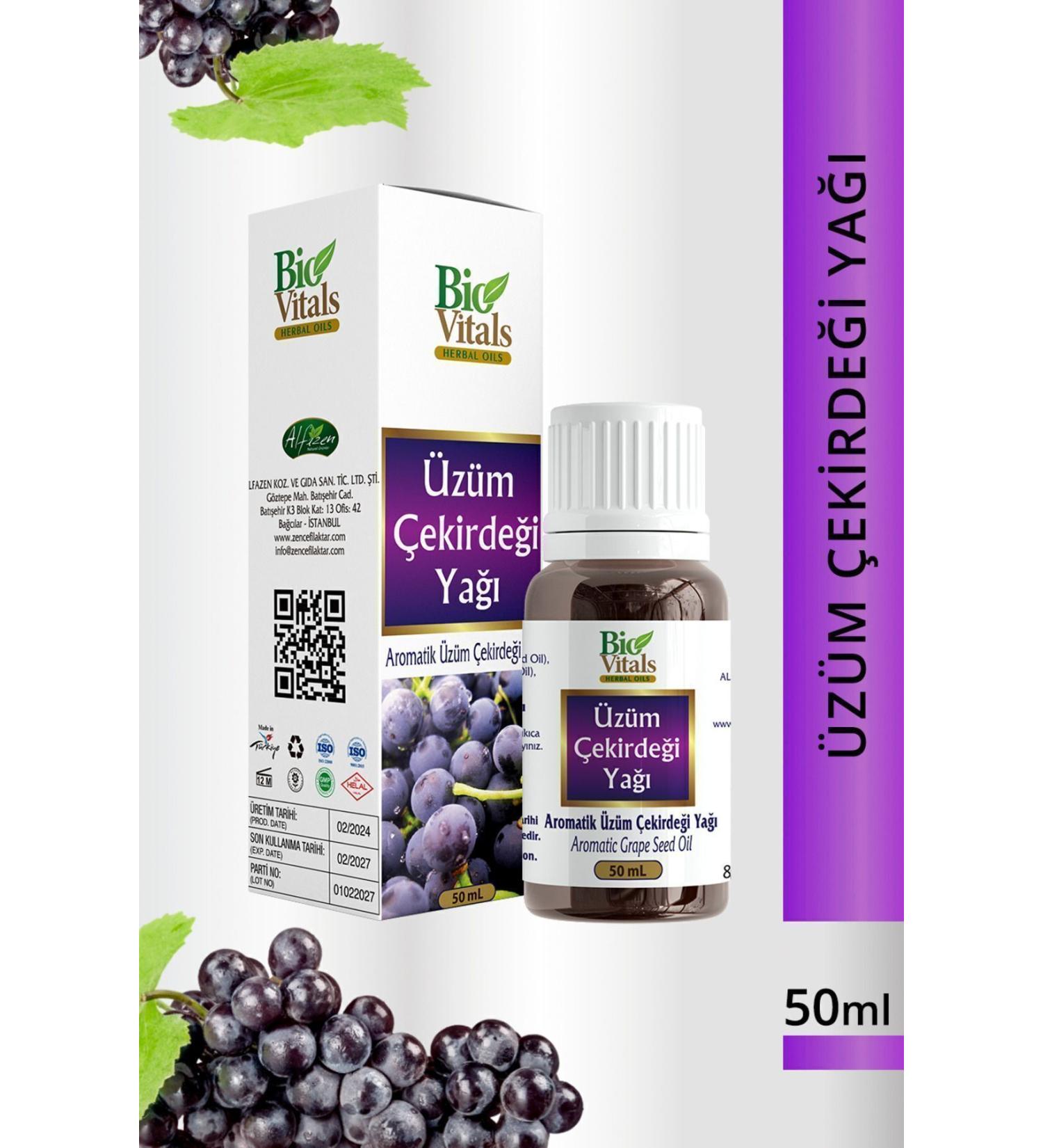 Bio Vitals Grape Seed Oil 50 ml - Buy Online on GoSupps.com