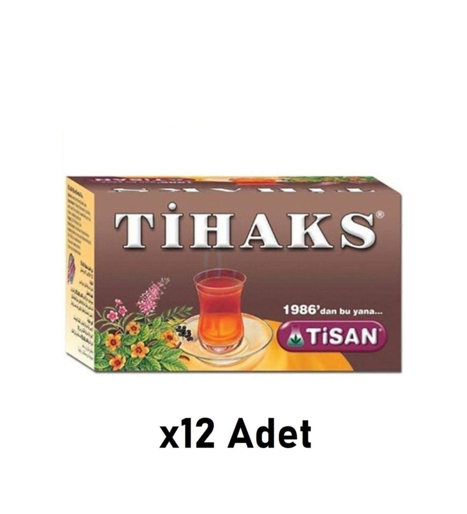 Tisan Tihaks Mixed Herbal Tea 20 Filtering Bags 12 Pieces