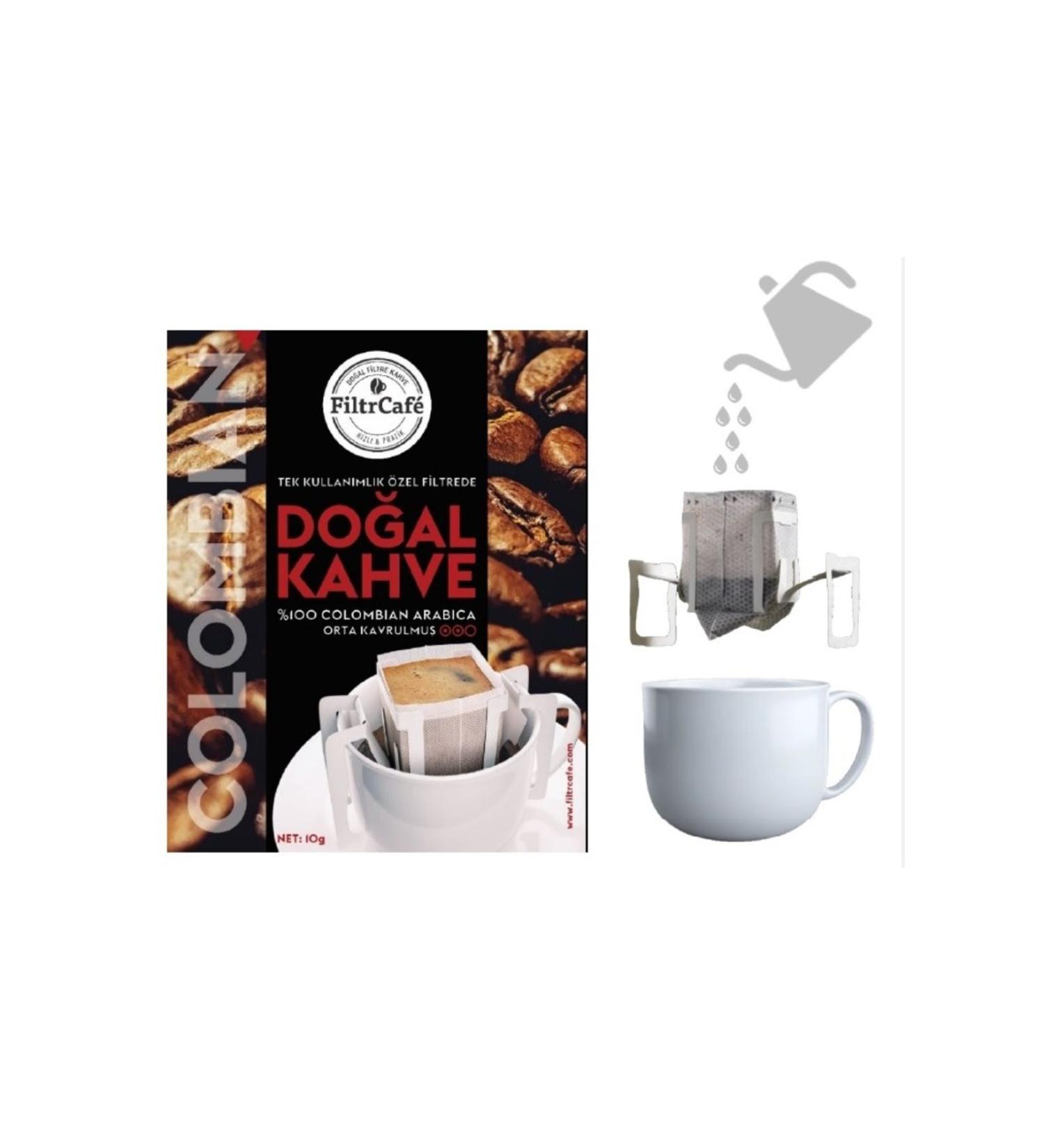 byvol FiltrCafe Colombian Practical Filter Coffee 10 gr. x 20 pieces