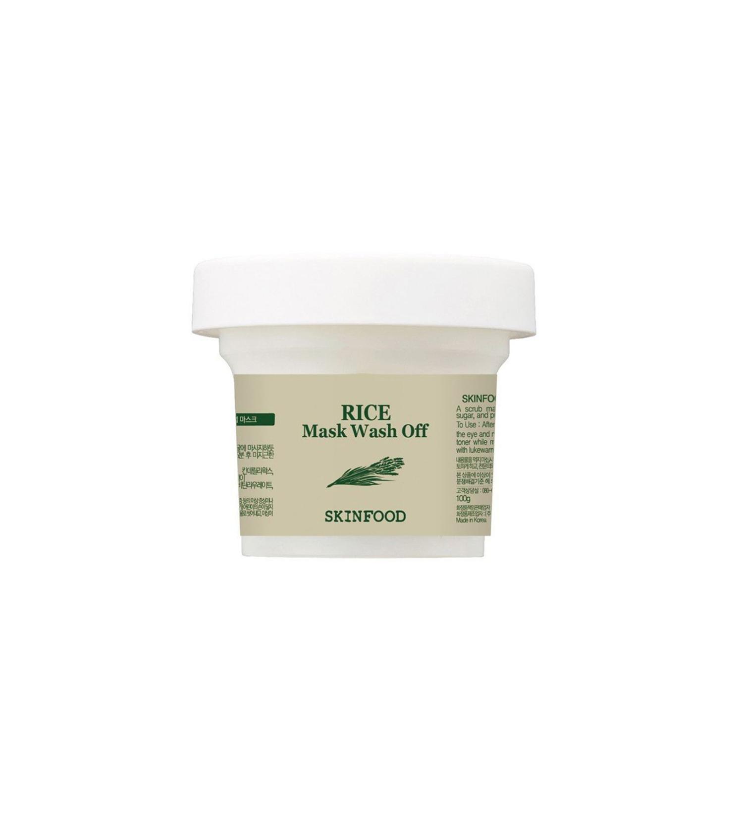 Skinfood Rice Reusable Face Care Mask 100g - Buy Online on GoSupps.com