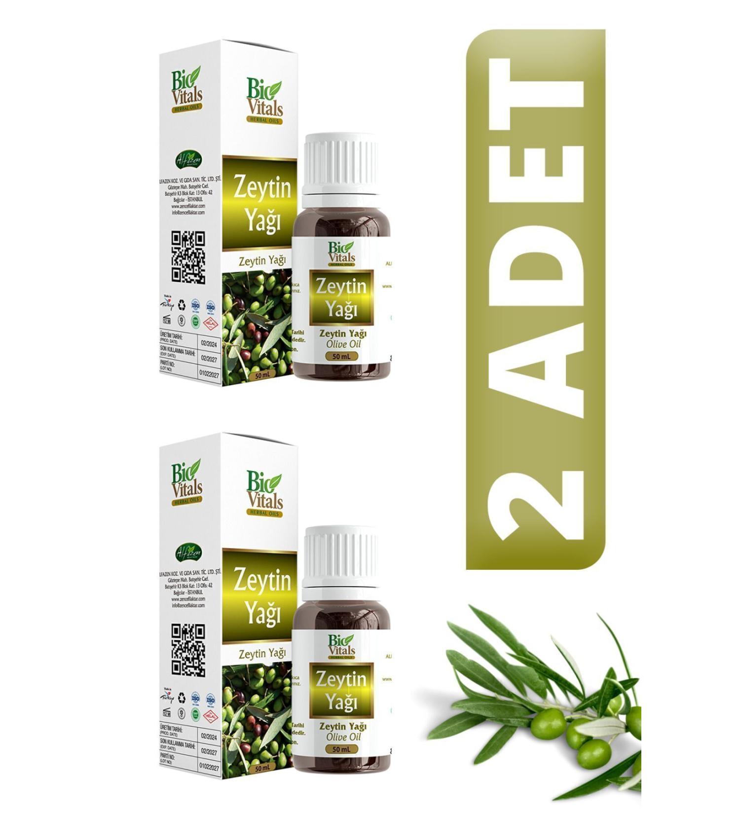 Bio Vitals Pure Olive Oil 50 ml 2 PIECES