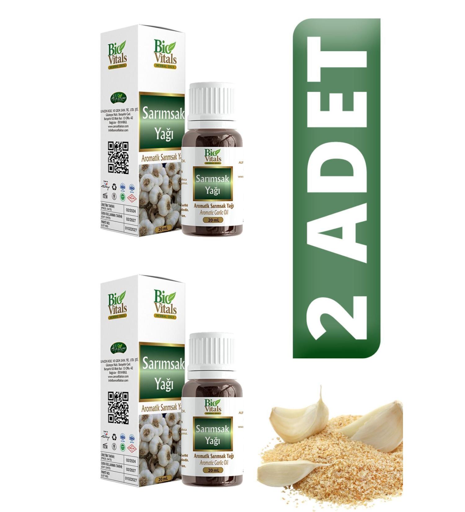 Bio Vitals Garlic Oil 20 ml 2 PIECES