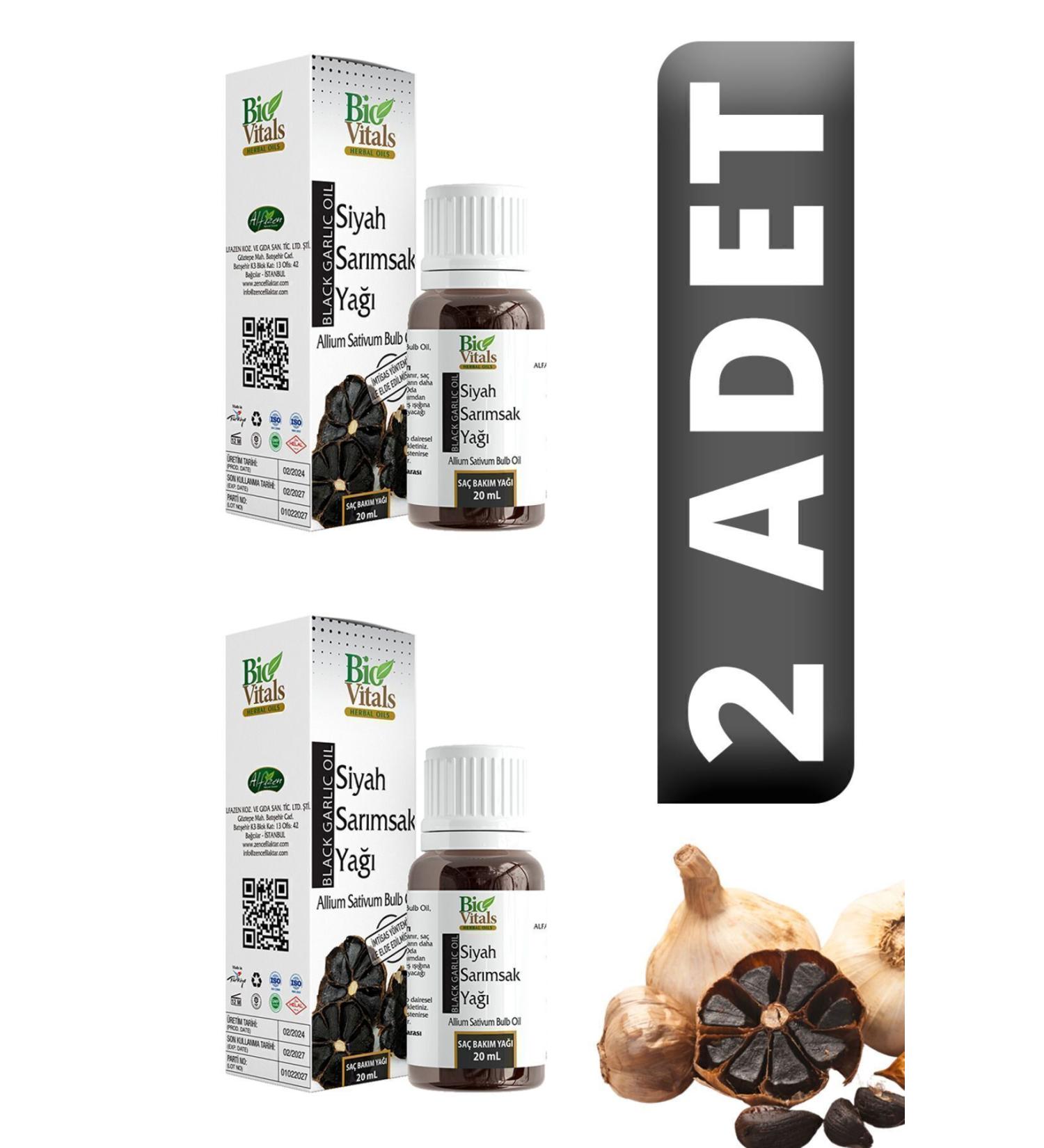 Bio Vitals Black Garlic Oil 20 ml 2 PIECES