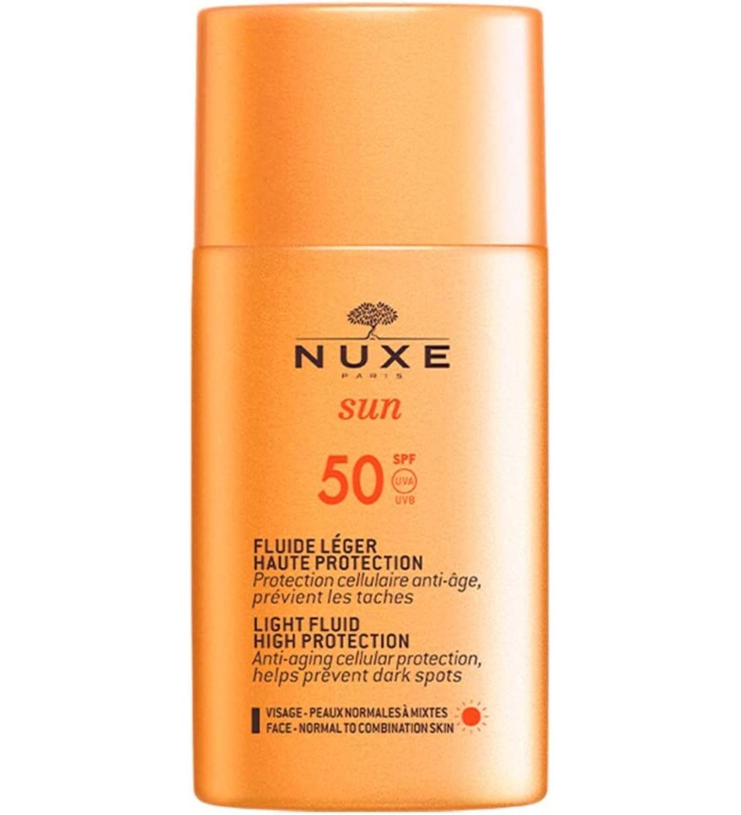 Nuxe Sun Light Fluid High Protection SPF 50 Bronzing Face Sunscreen 50 ml CYT9794461334643113