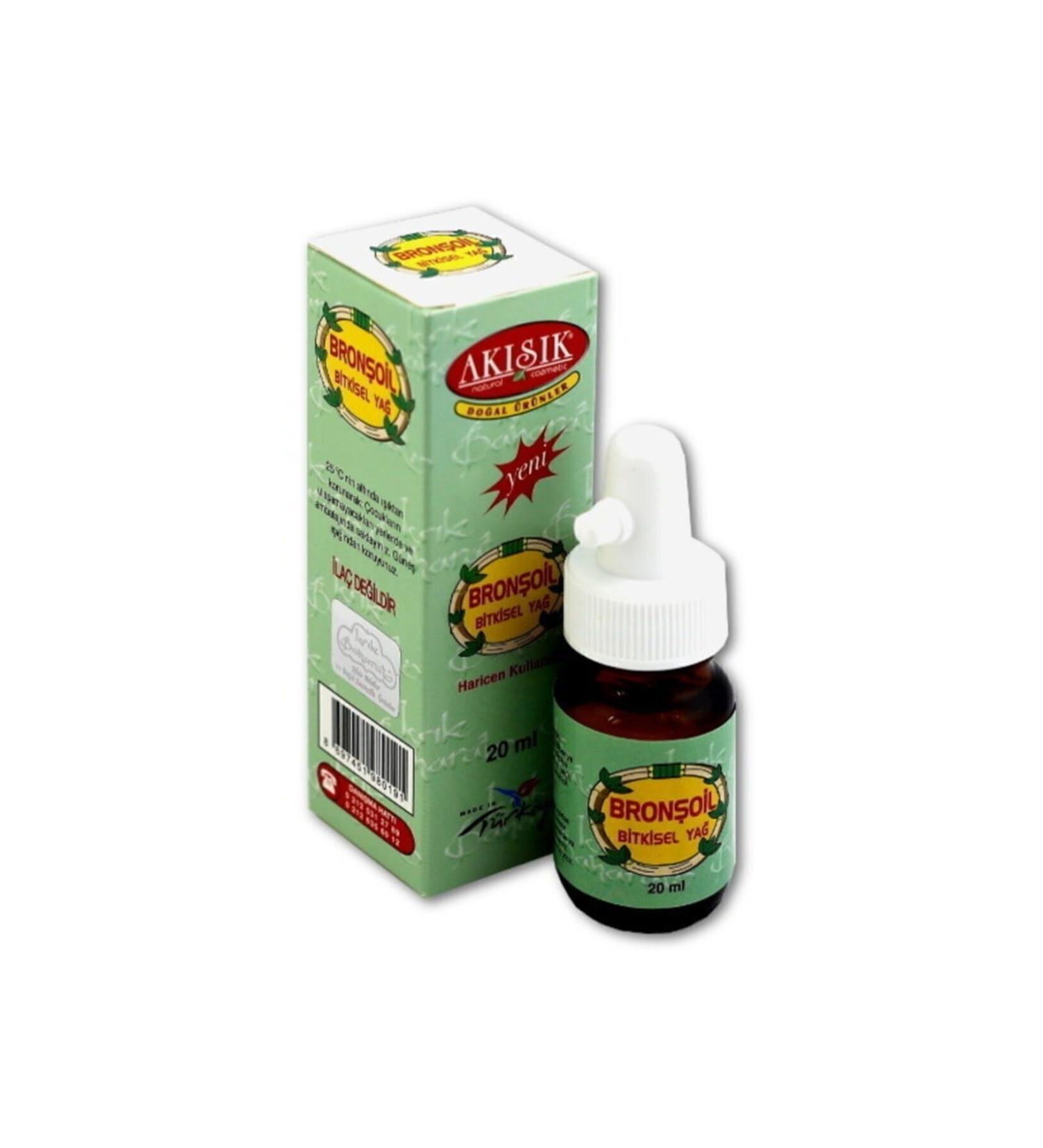 Fluid Bronchoil Drops Herbal Oil 20ml.