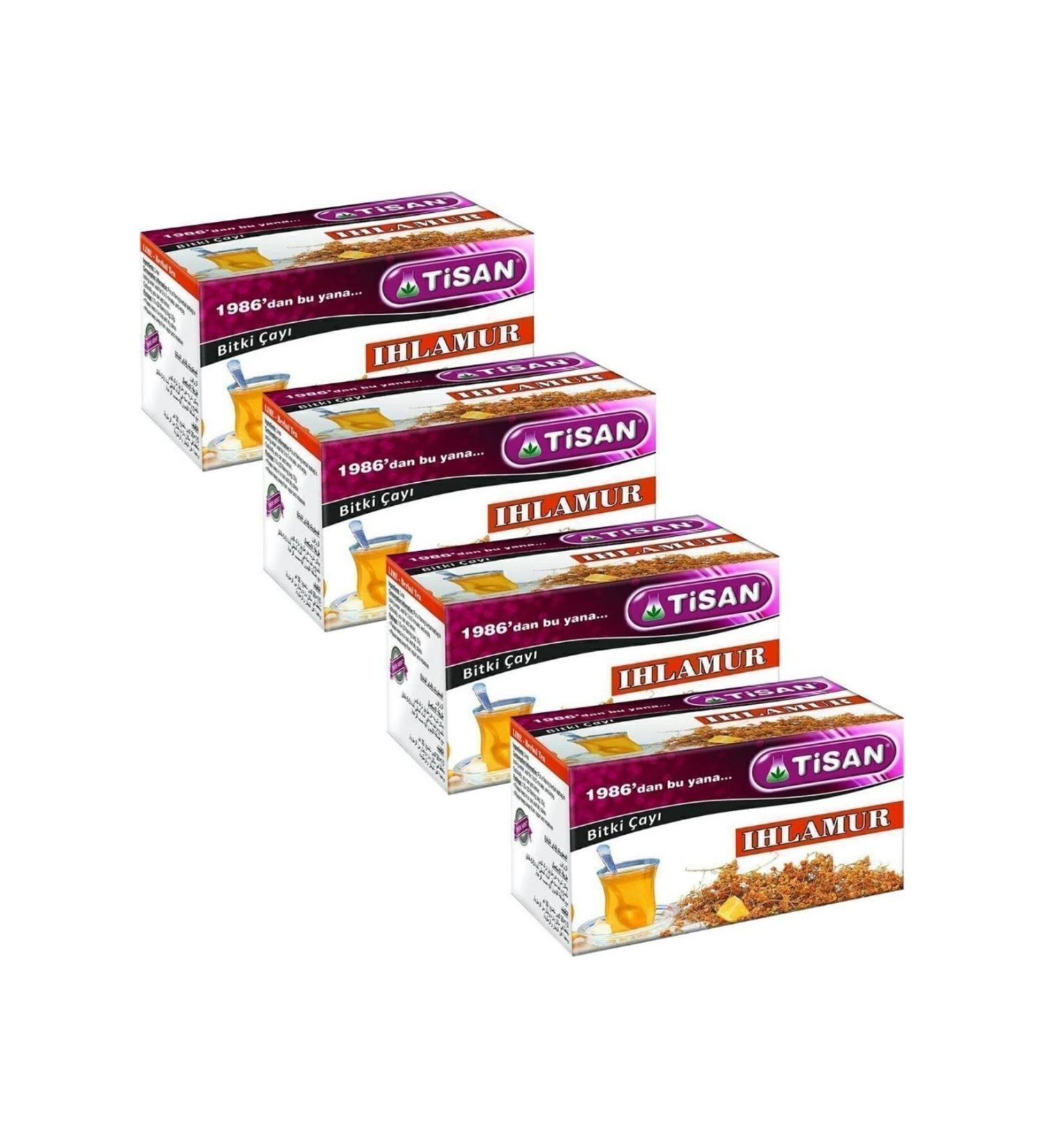 Tisan Linden Herbal Filtering Tea Bags 4 X 20 Pack