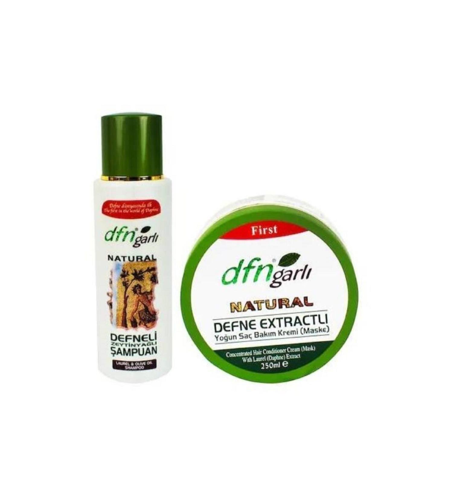 Dfn Garl Laurel Olive Oil Shampoo 450 ml + Intensive Laurel Hair Conditioner 250 ml