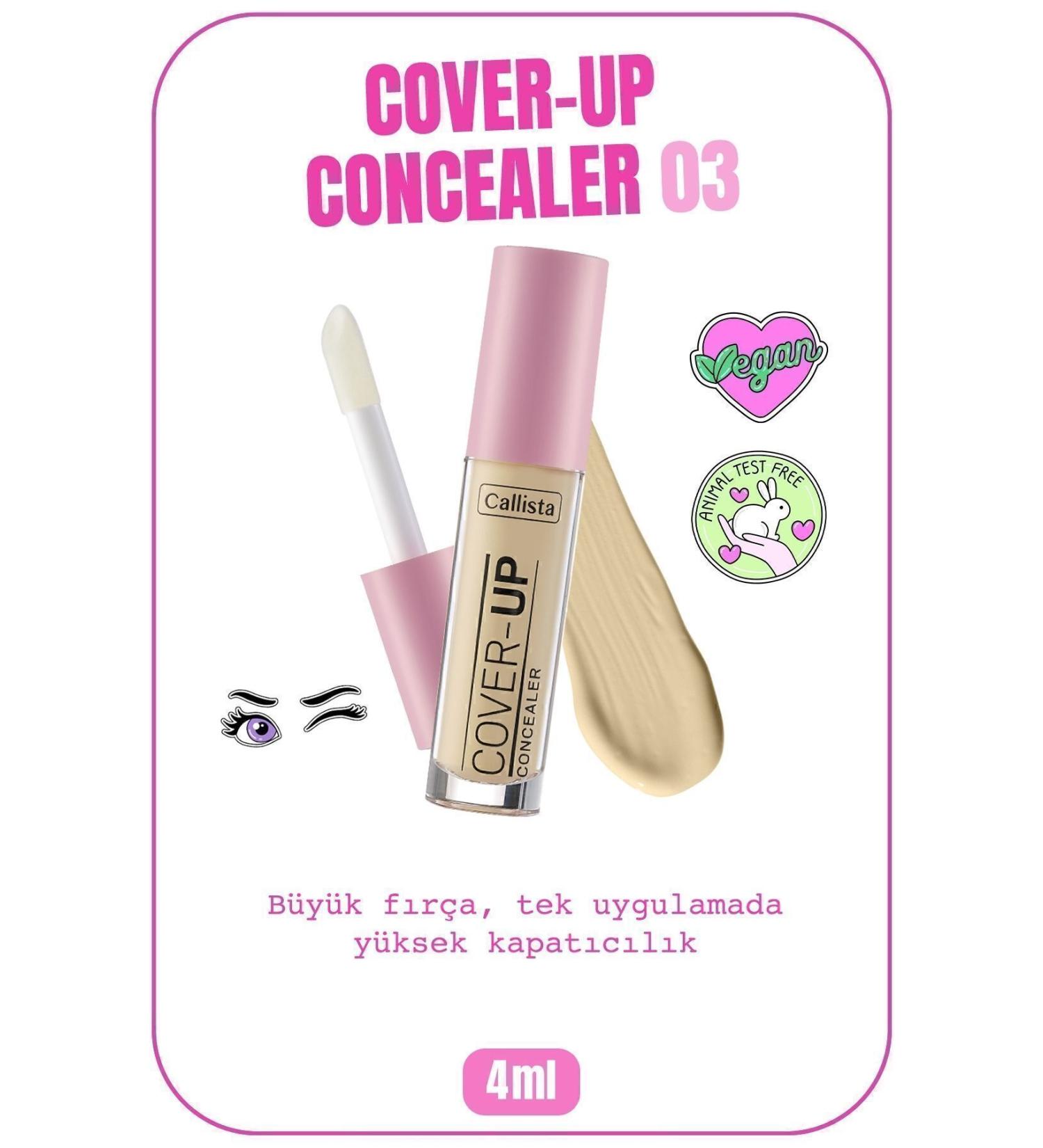 Callista Cover Up Concealer Intensive Concealer Under Eye Concealer - 03 Sand - Buy Online on GoSupps.com