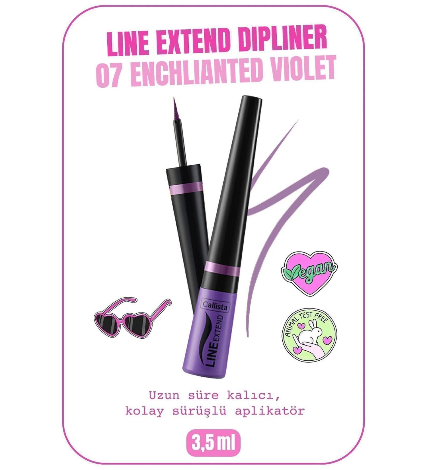 Callista Line Extend Dipliner Long Lasting - 07 Enchanted Violet - Lilac - Buy Online on GoSupps.com