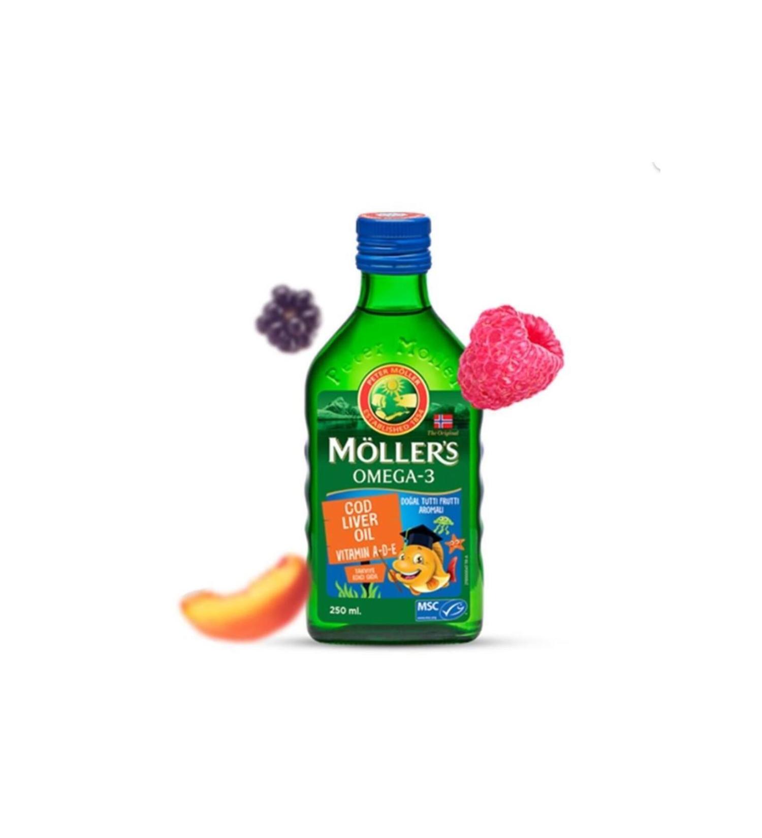 Mollers M llers Omega 3 250 ml Tutti Frutti Flavored Fish Oil