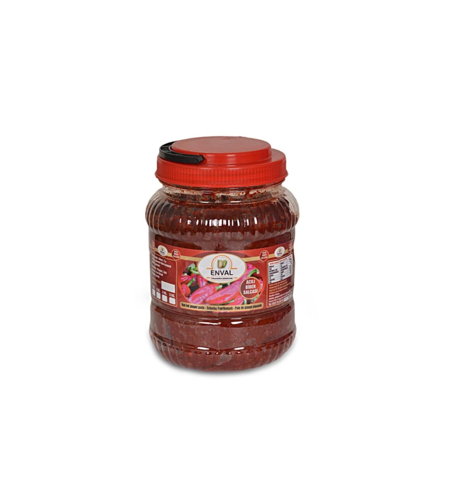 Enval Homemade (Famous Adana Karaisal ) Hot Pepper Paste Natural Sun Drying 1 Kg