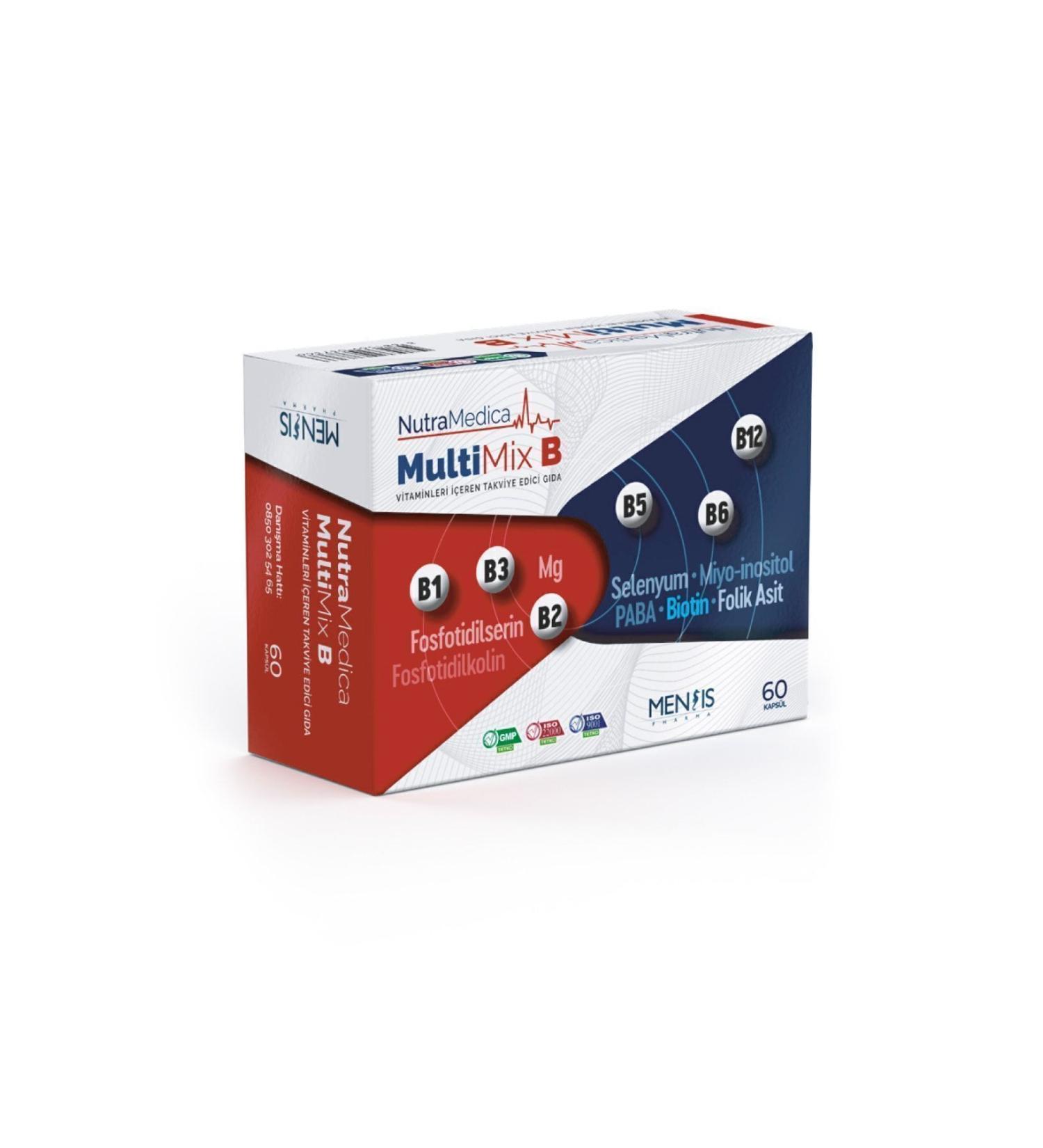 Mensis Pharma Nutramedica Multimix B 60 Capsules