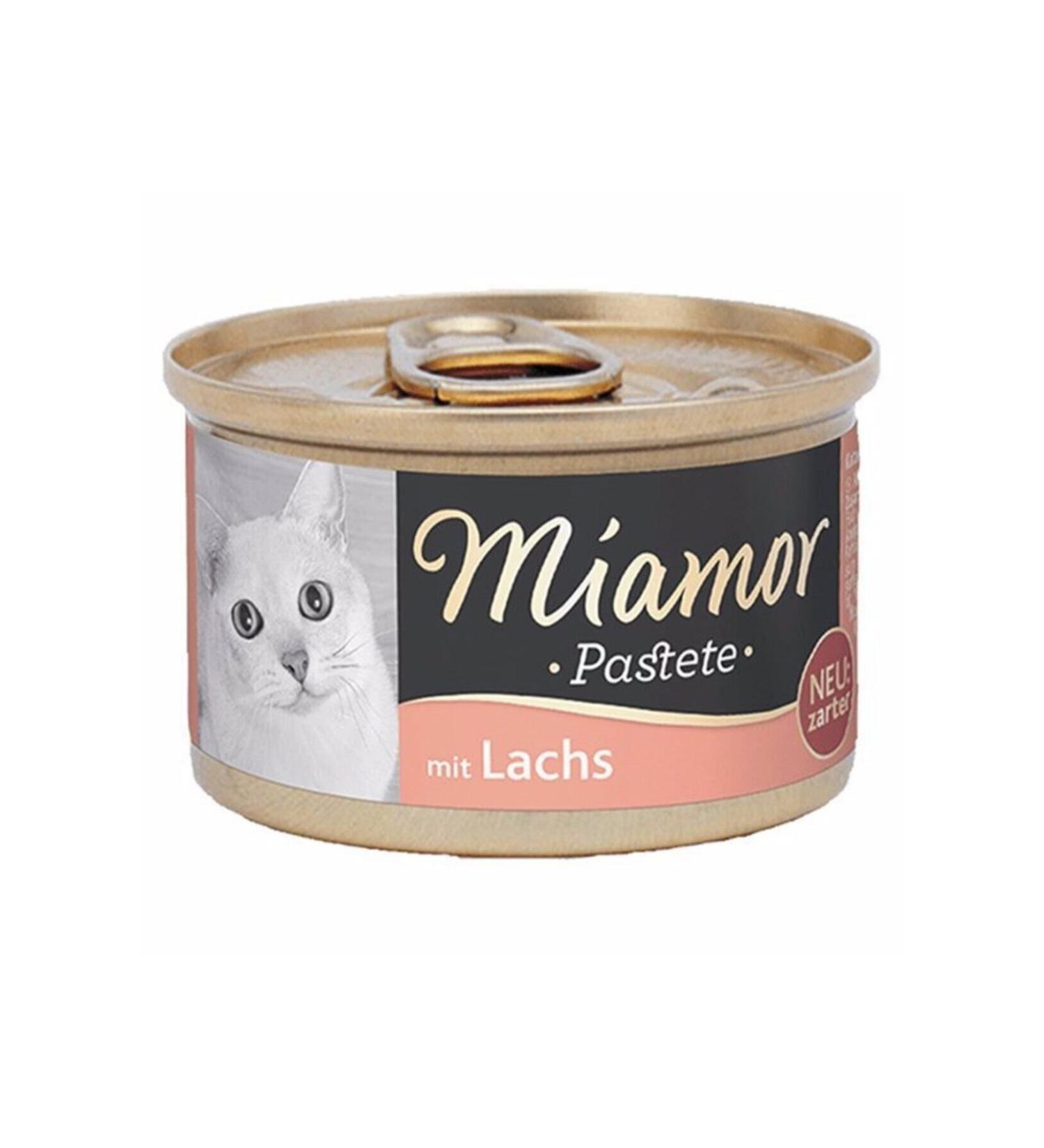 Miamor Pastete Adult Cat Canned Food with Salmon 85gr 12 Pieces
