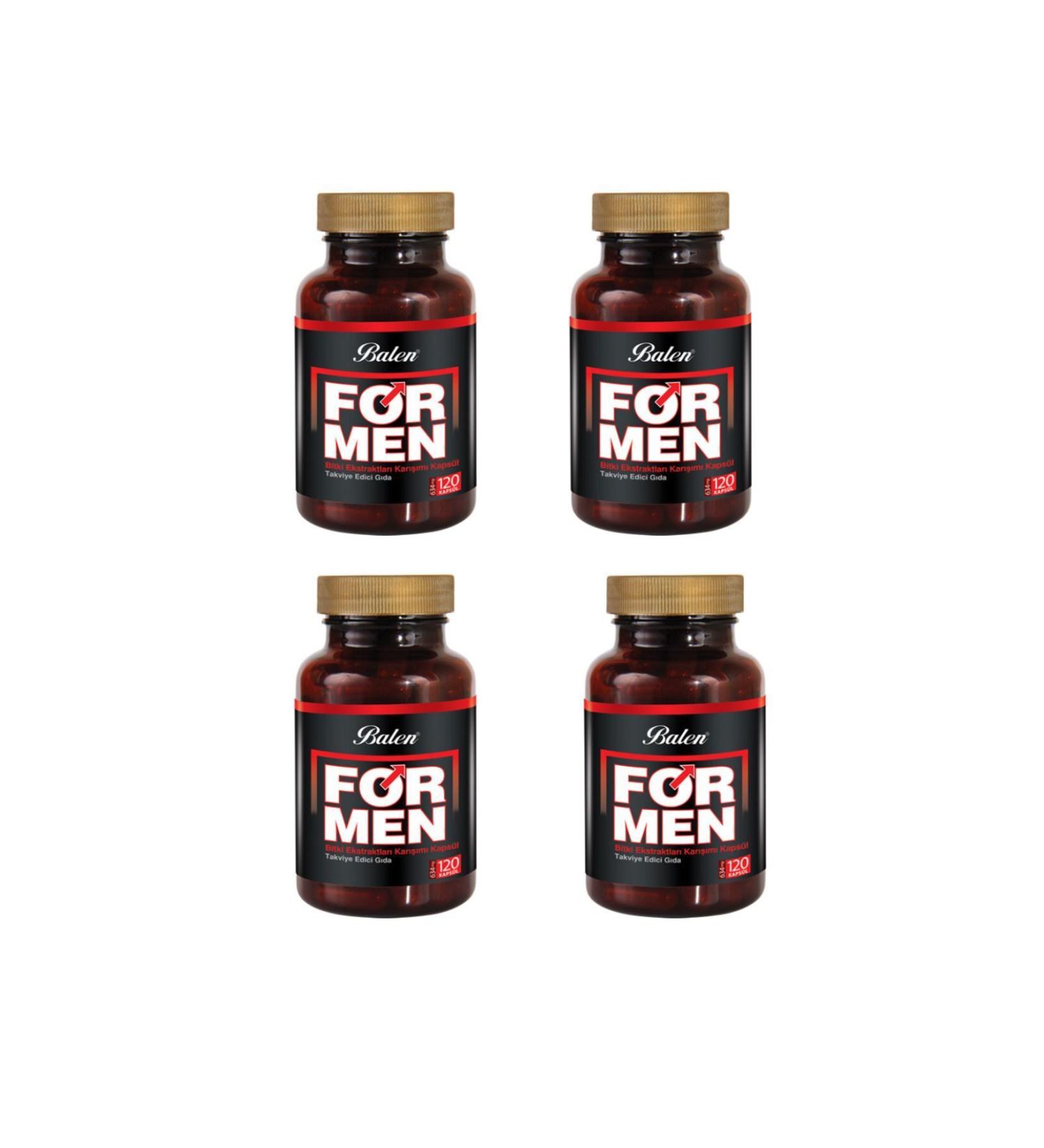 Balen Formen Tribulus Men's Health KAPS.634MG. Balen 4 Pieces - Buy Online on GoSupps.com