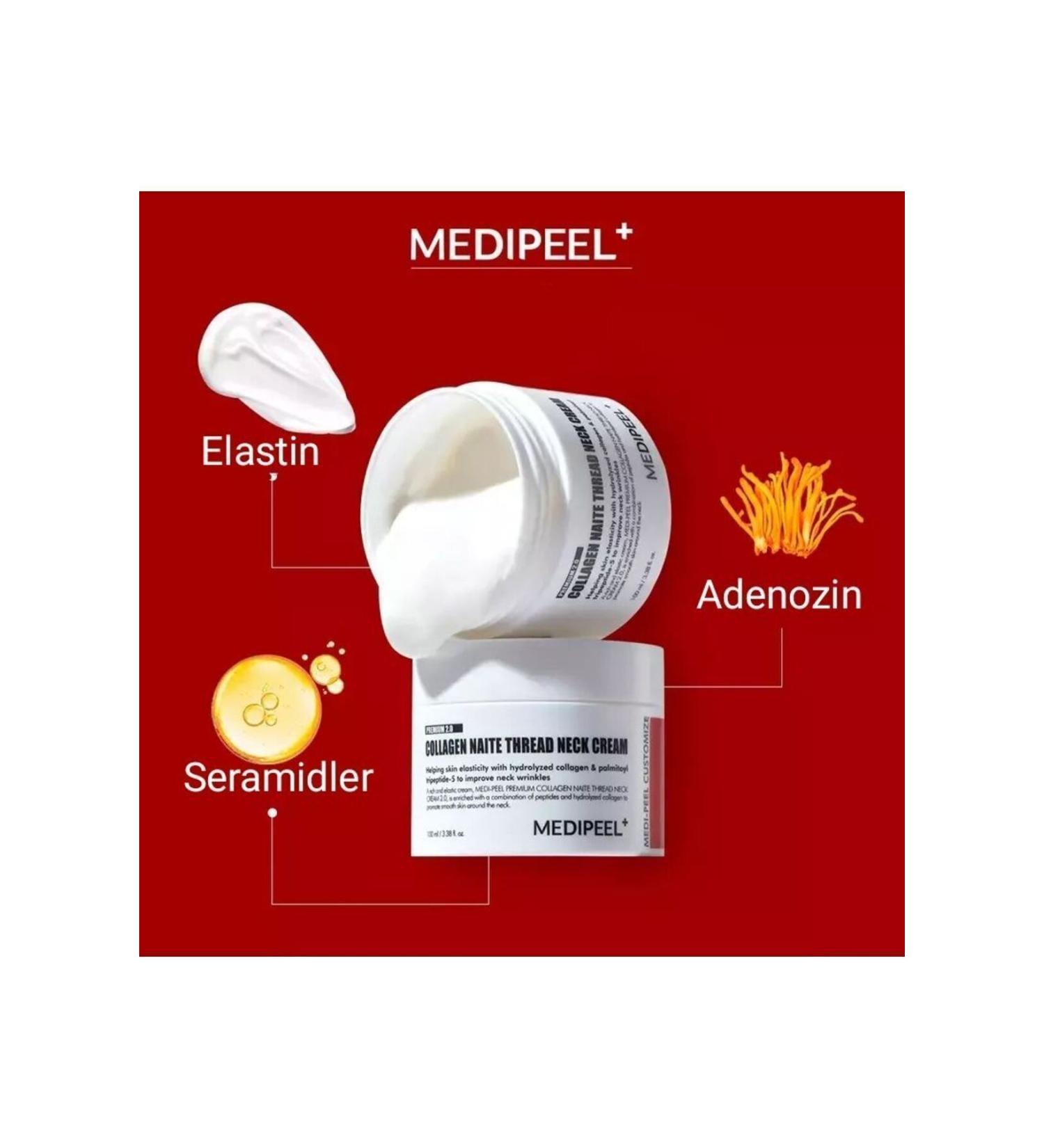Medipeel Medi-Peel Premium Collagen Naite Thread Neck Cream 2.0 100 ml (Neck cream) - Buy Online on GoSupps.com