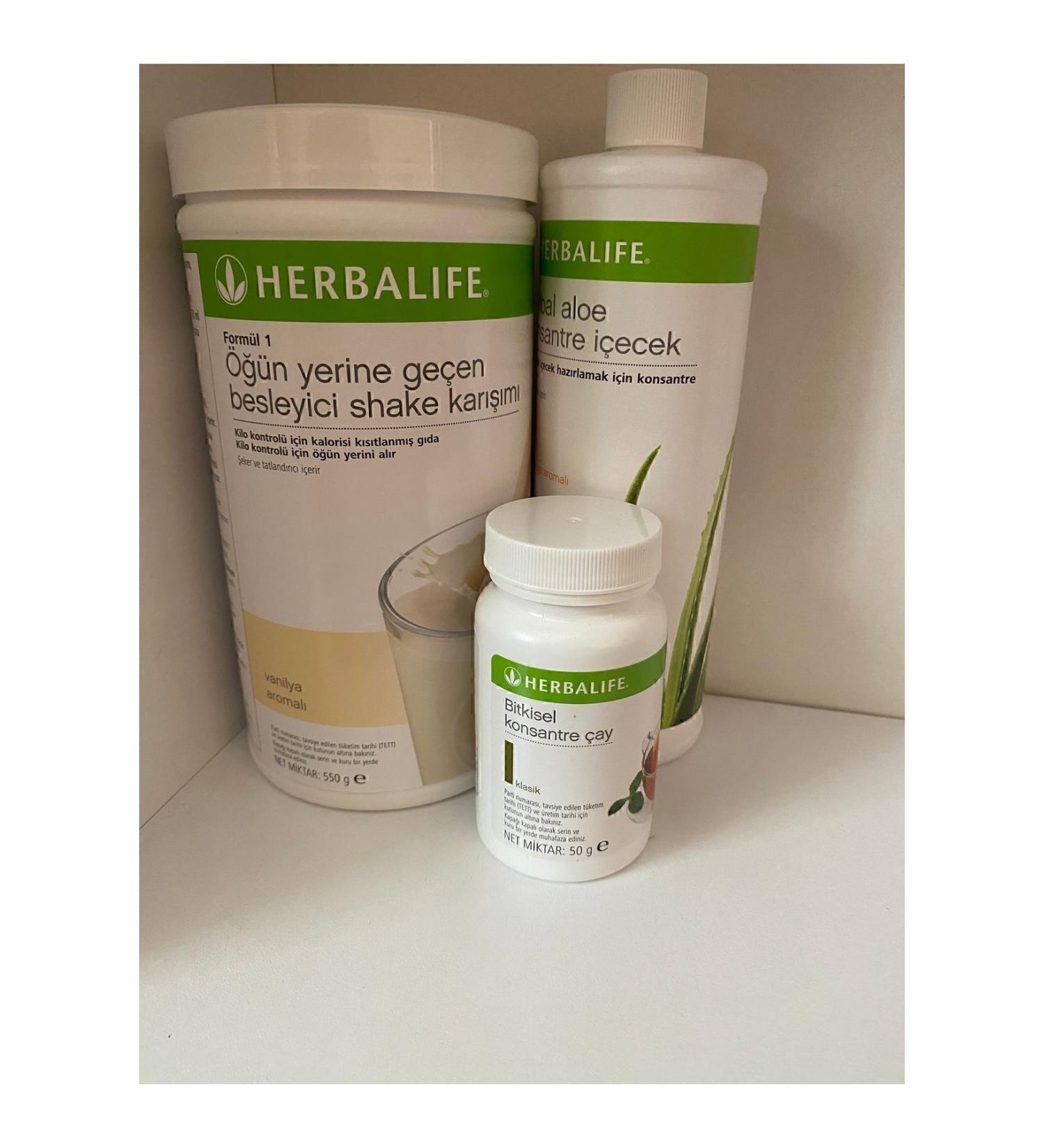 Herbalife Vanilla Shake Aloe Concentrate Drink Classic Flavored Tea