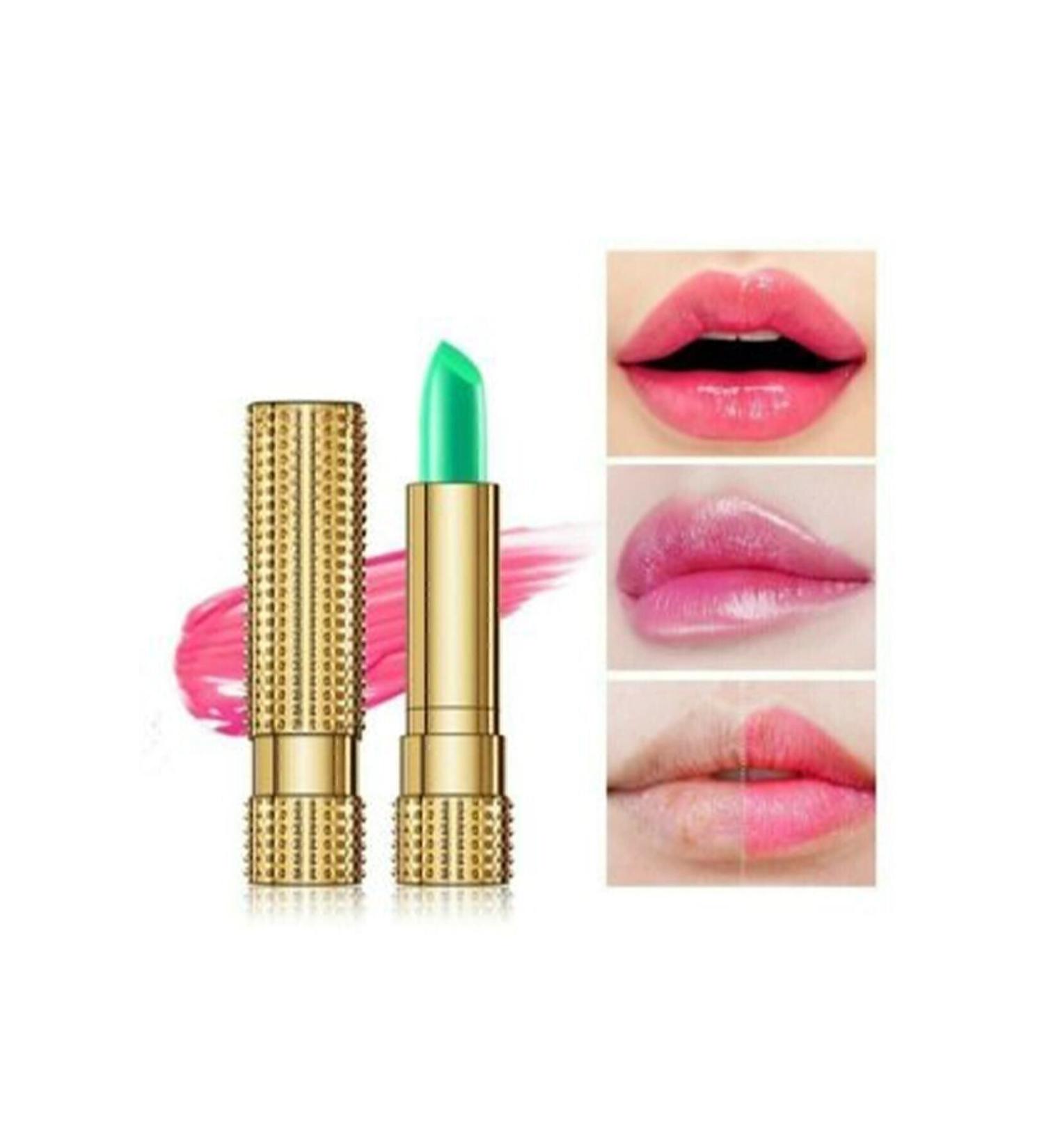 Rose Magic Lipstick Color Changing 24 Hours Lasting Lipstick Pink - Buy Online on GoSupps.com