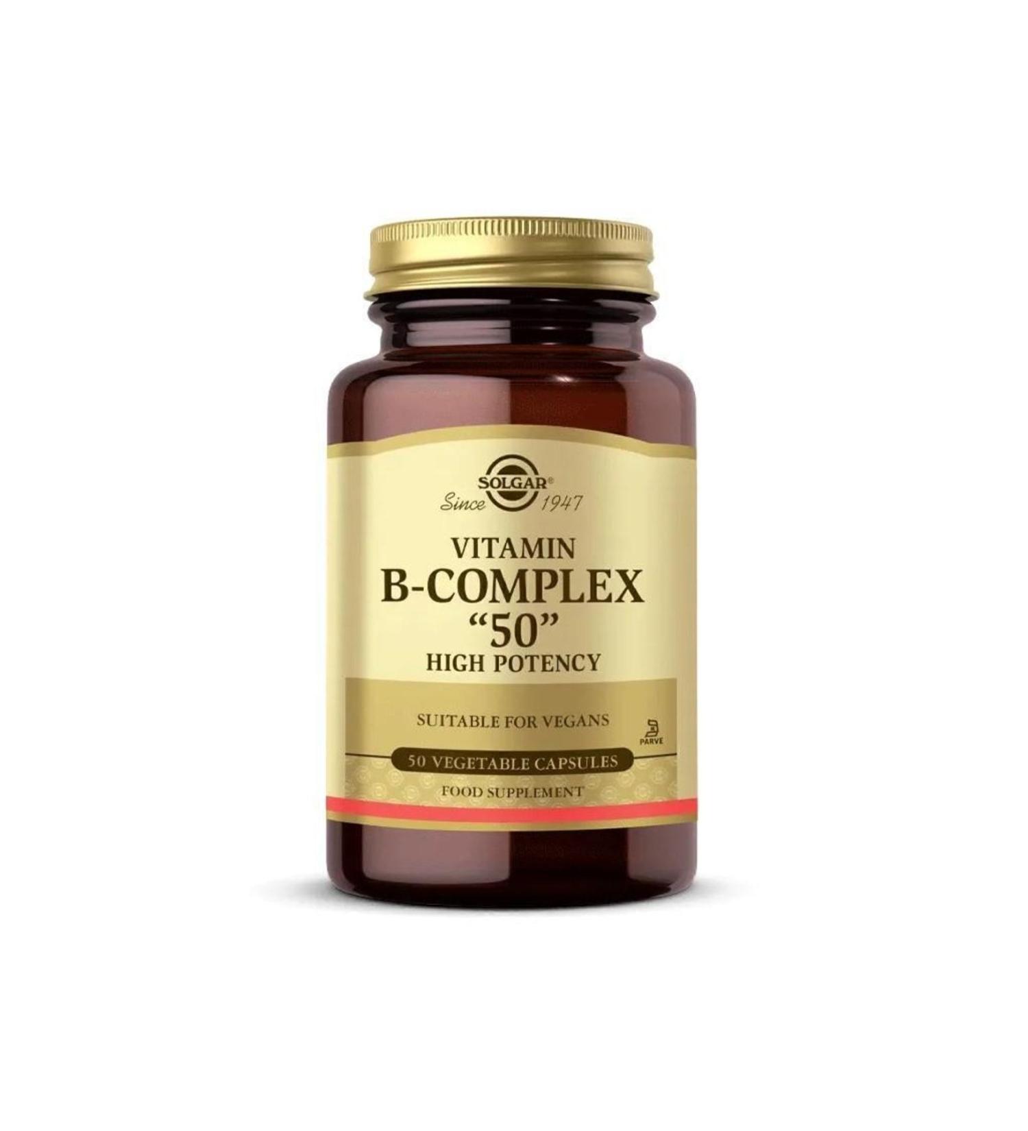 Solgar Vitamin B-complex '50' 50 Capsules