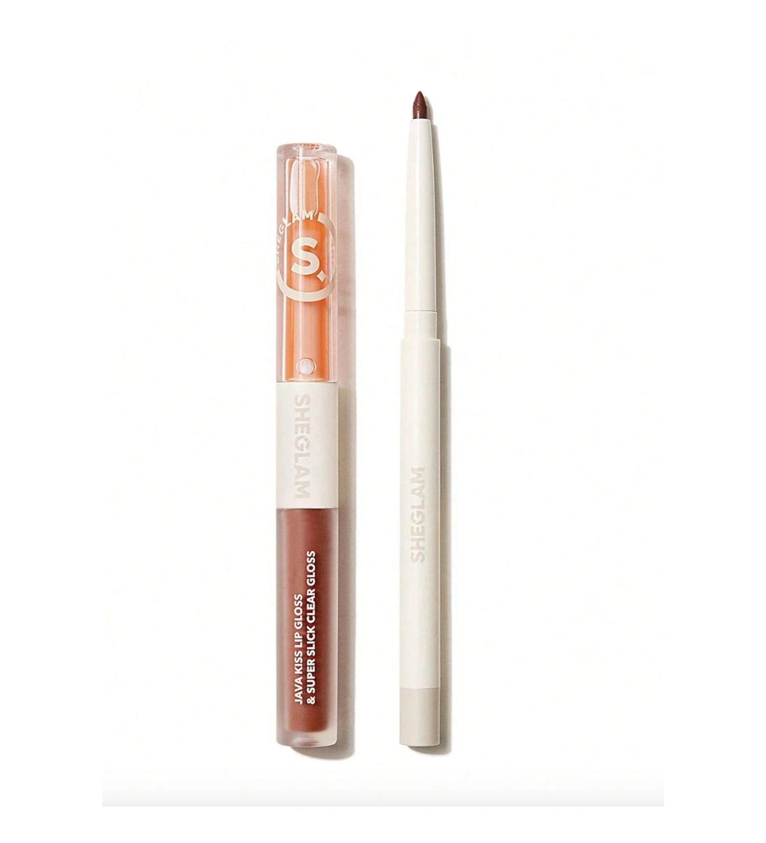 SHEGLAM SOFT 90'S GLAM LIP LINER AND LIP DUO SET- 3in1 MOODY TAUPE LIP SET - Buy Online on GoSupps.com