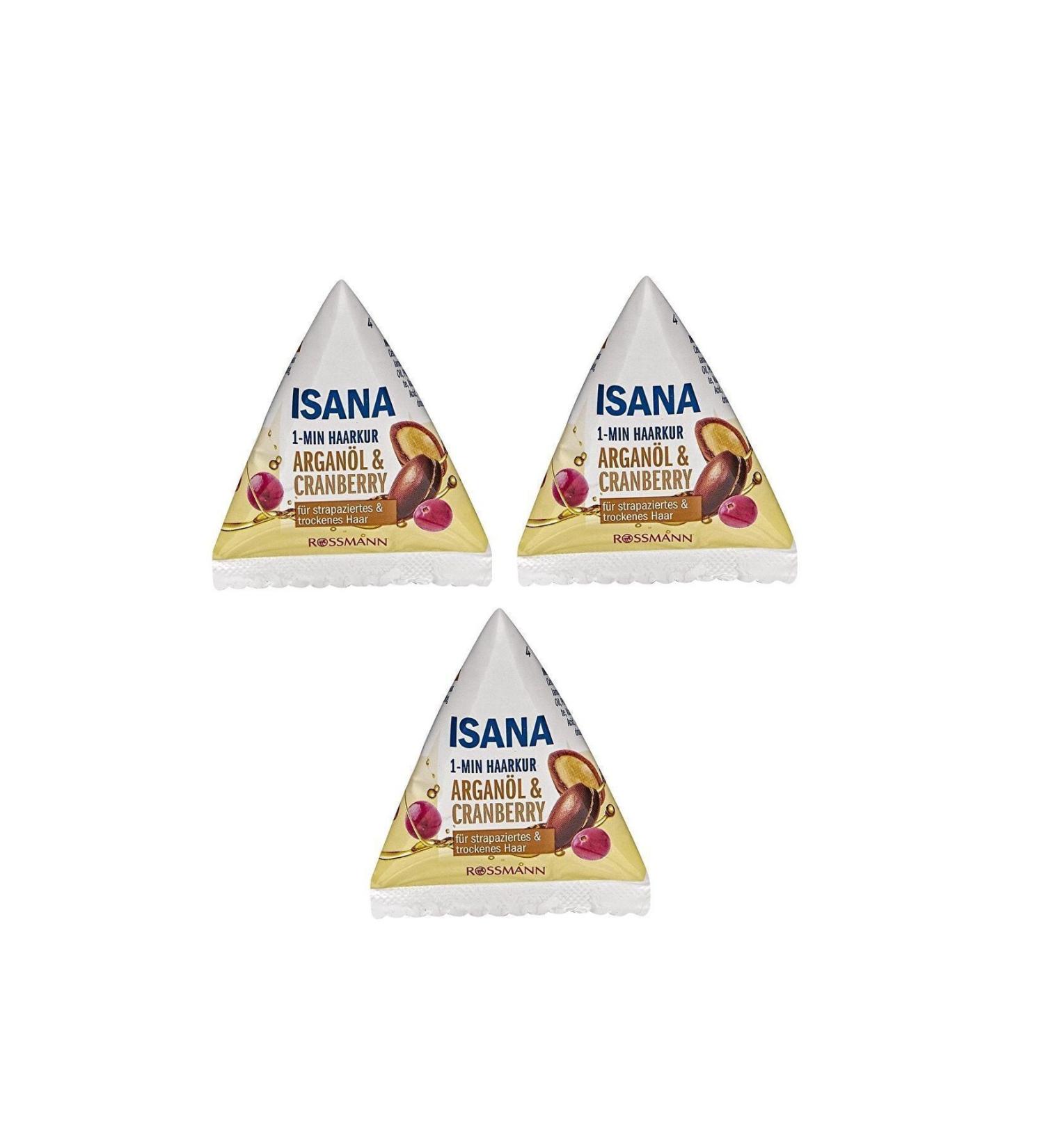 ISANA Hair Care Cure Argan Oil 25ml 3 Pieces