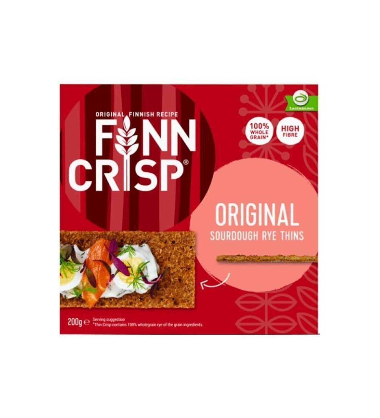 F nn Crisp Rye Crackers 200 gr