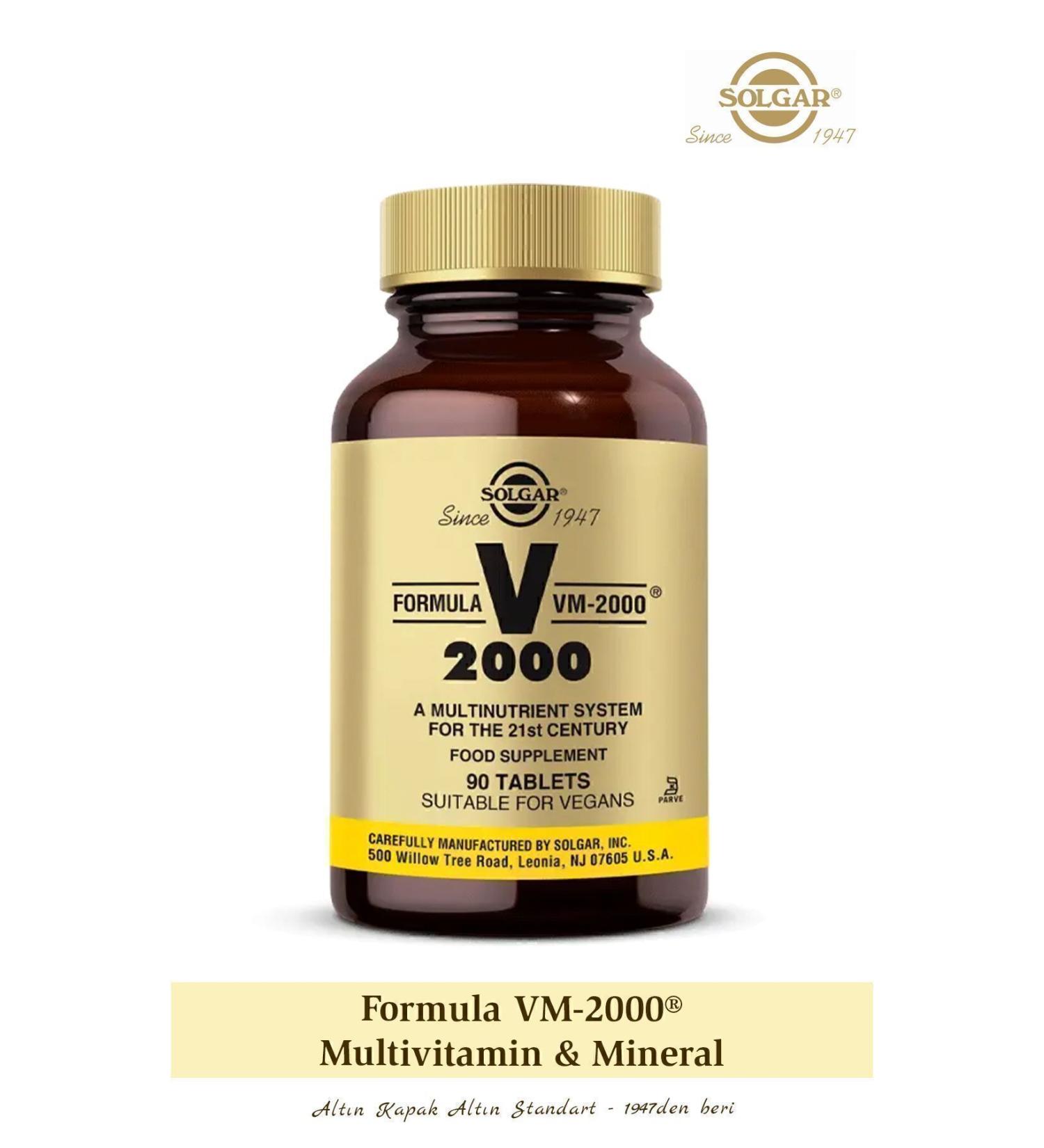 Solgar Vm 2000 90 Tablet - Buy Online on GoSupps.com