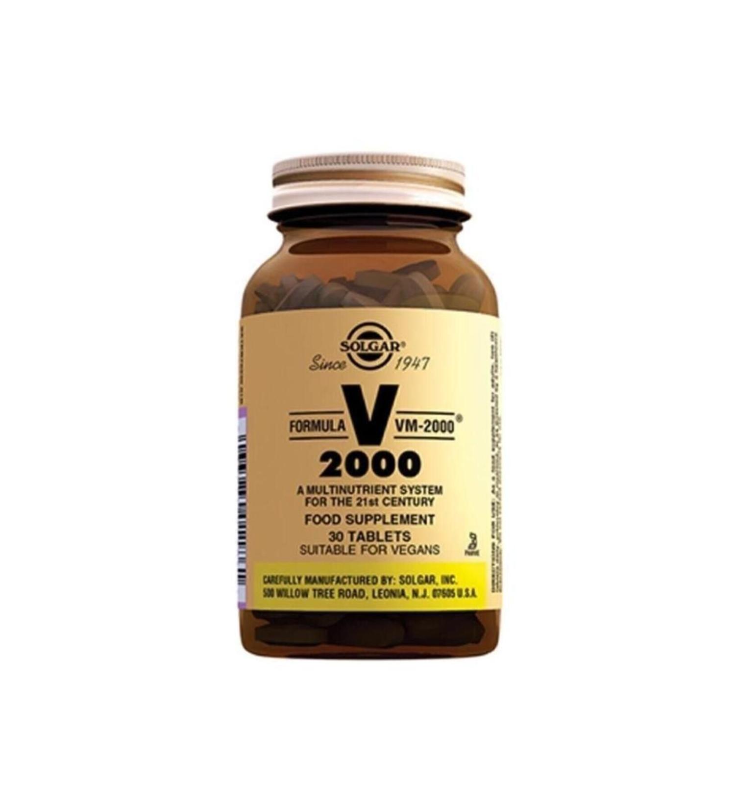 Solgar Vm 2000 Multivitamin 30 Tablets