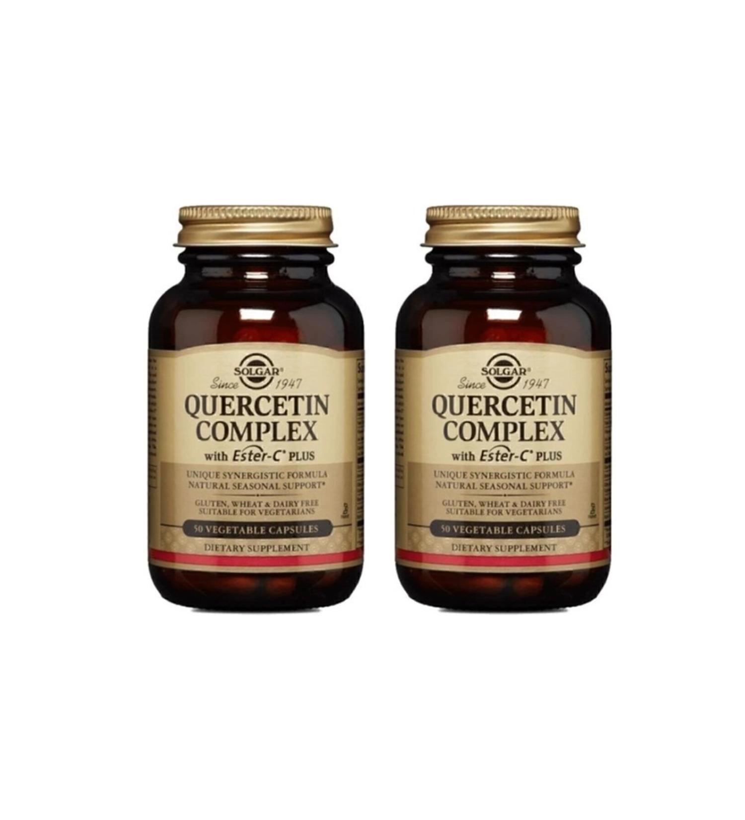 Solgar Quercetin Complex With Ester-c Plus 50 Capsules 2 Pieces