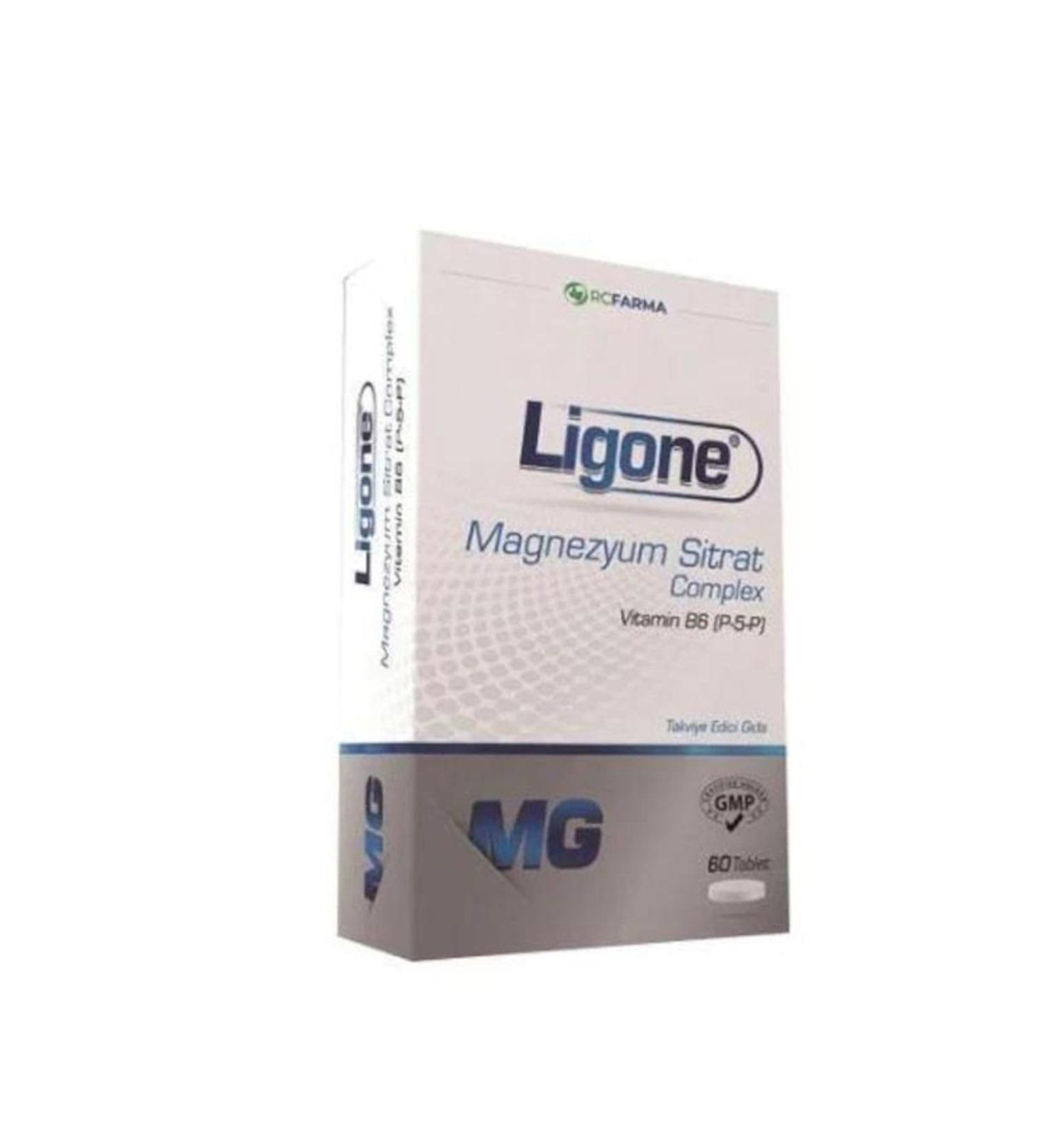 Rcfarma Ligone Magnesium Citrate Complex 60 Tablets 8699216520260