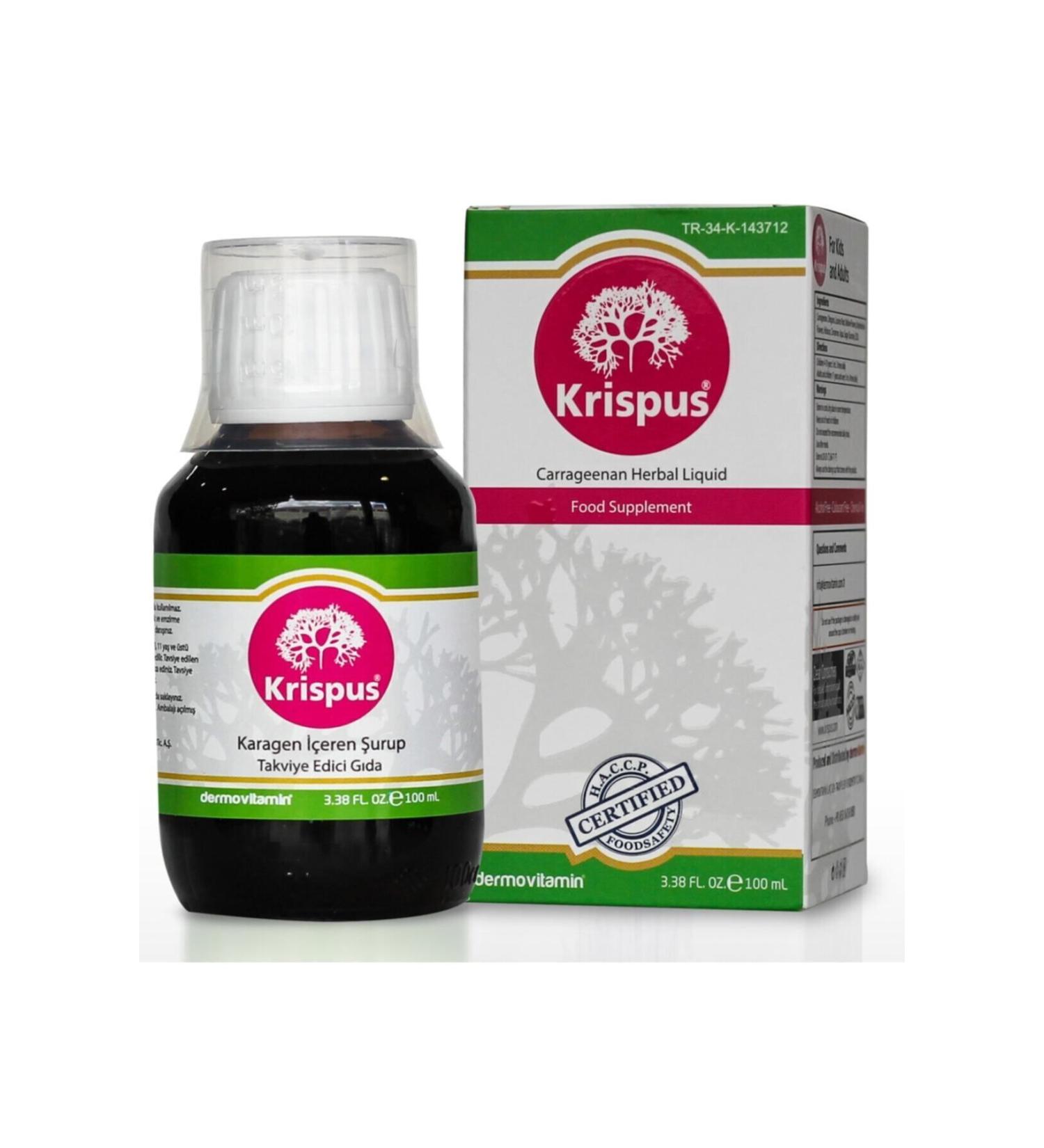 Dermovitamin Krispus Syrup Containing Herbal Extracts 100ml