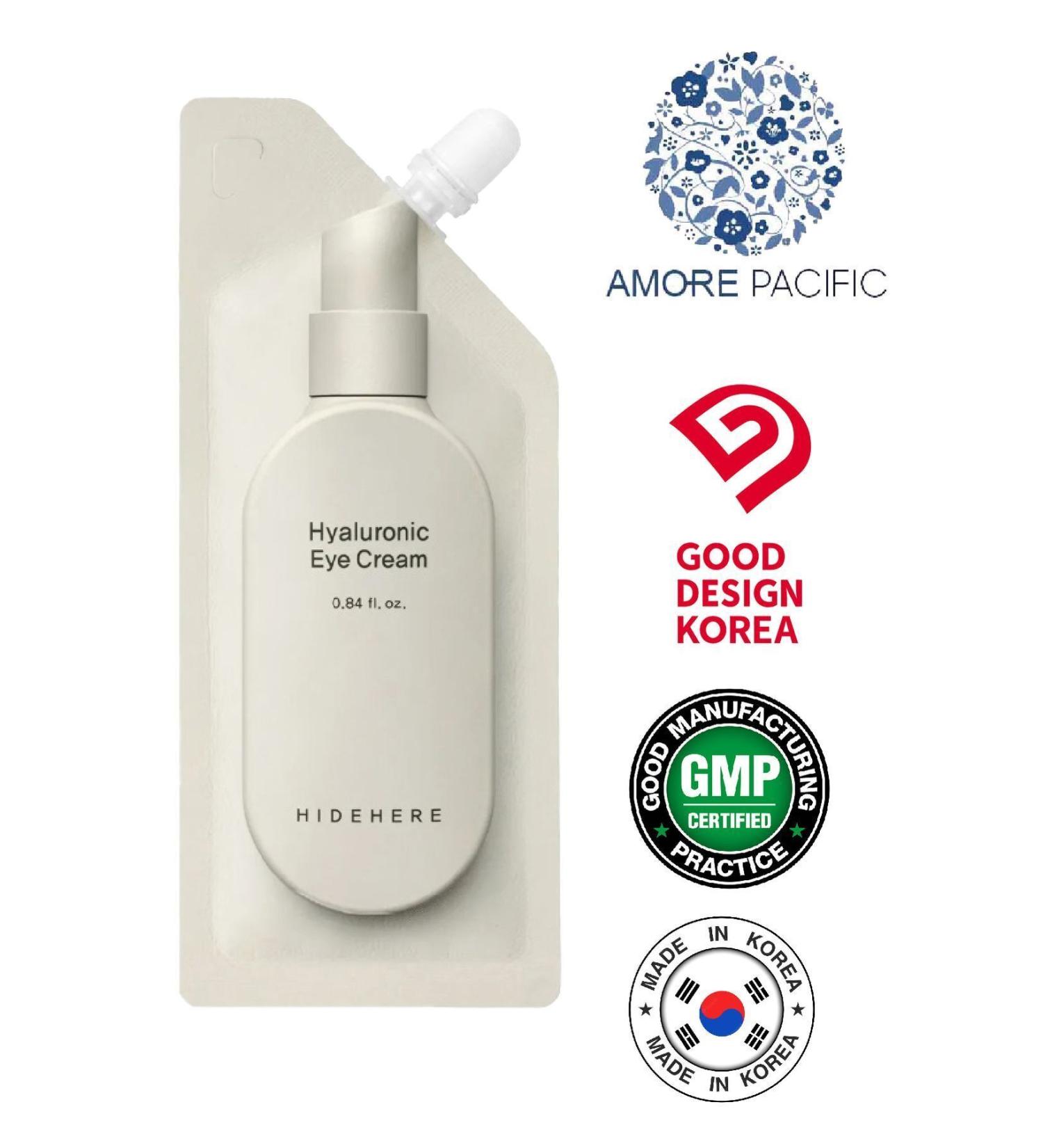 HIDEHERE 7 Types of Hyaluronic Acid Moisturizing Anti-Aging Premium Eye Contour Cream - Buy Online on GoSupps.com