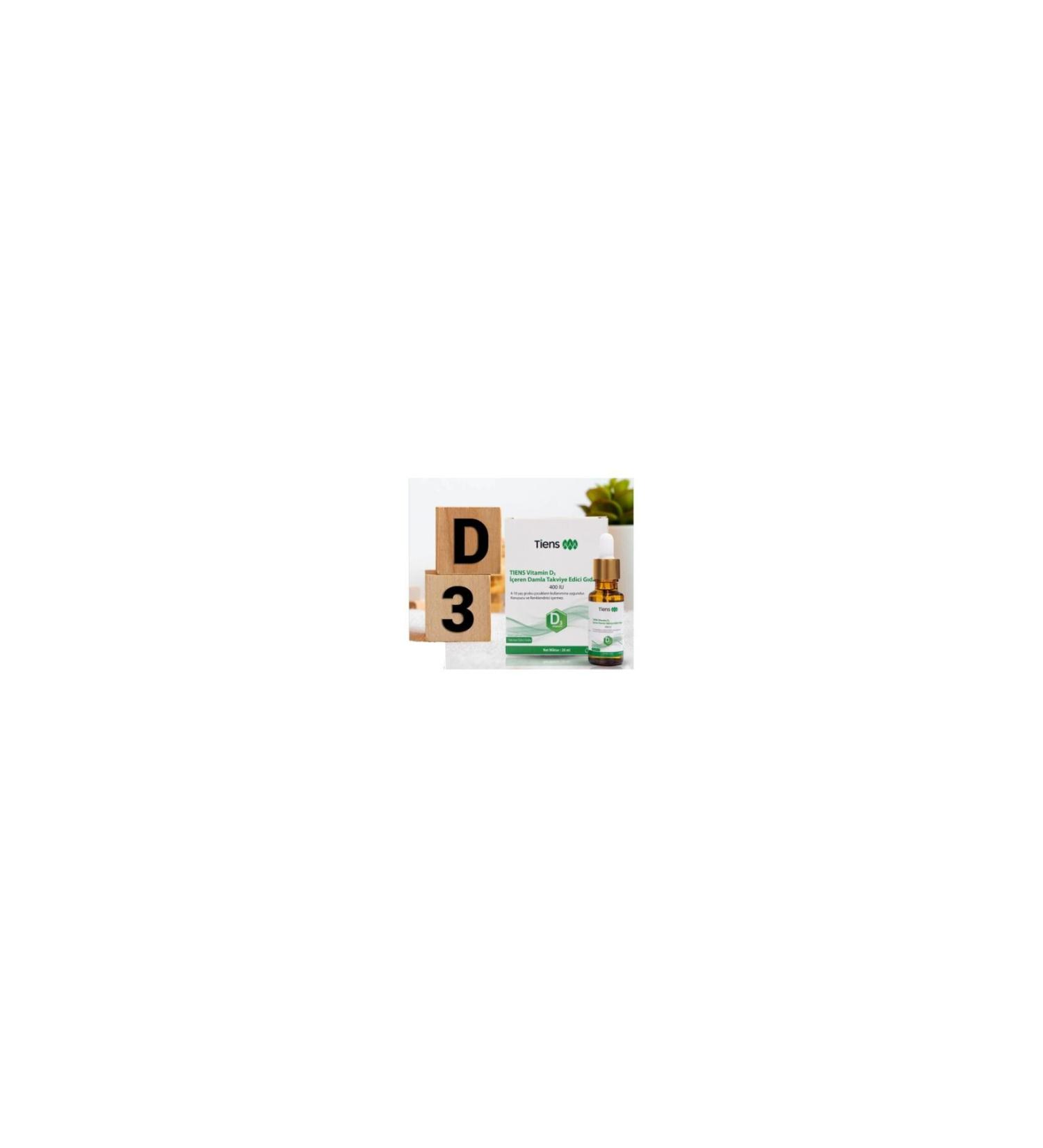 Tiens DROPS SUPPLEMENTARY FOOD CONTAINING VITAMIN D 20ml - Buy Online on GoSupps.com