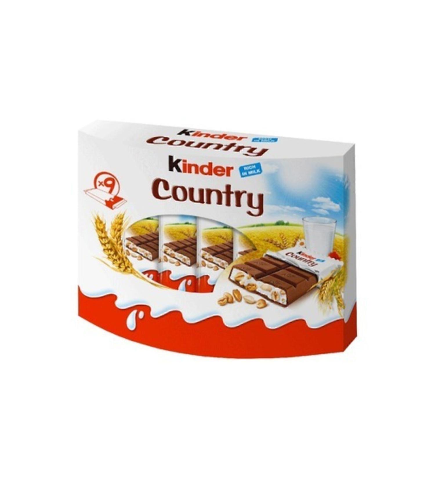 Kinder Country Milch Und Cerealien 9 Riegels