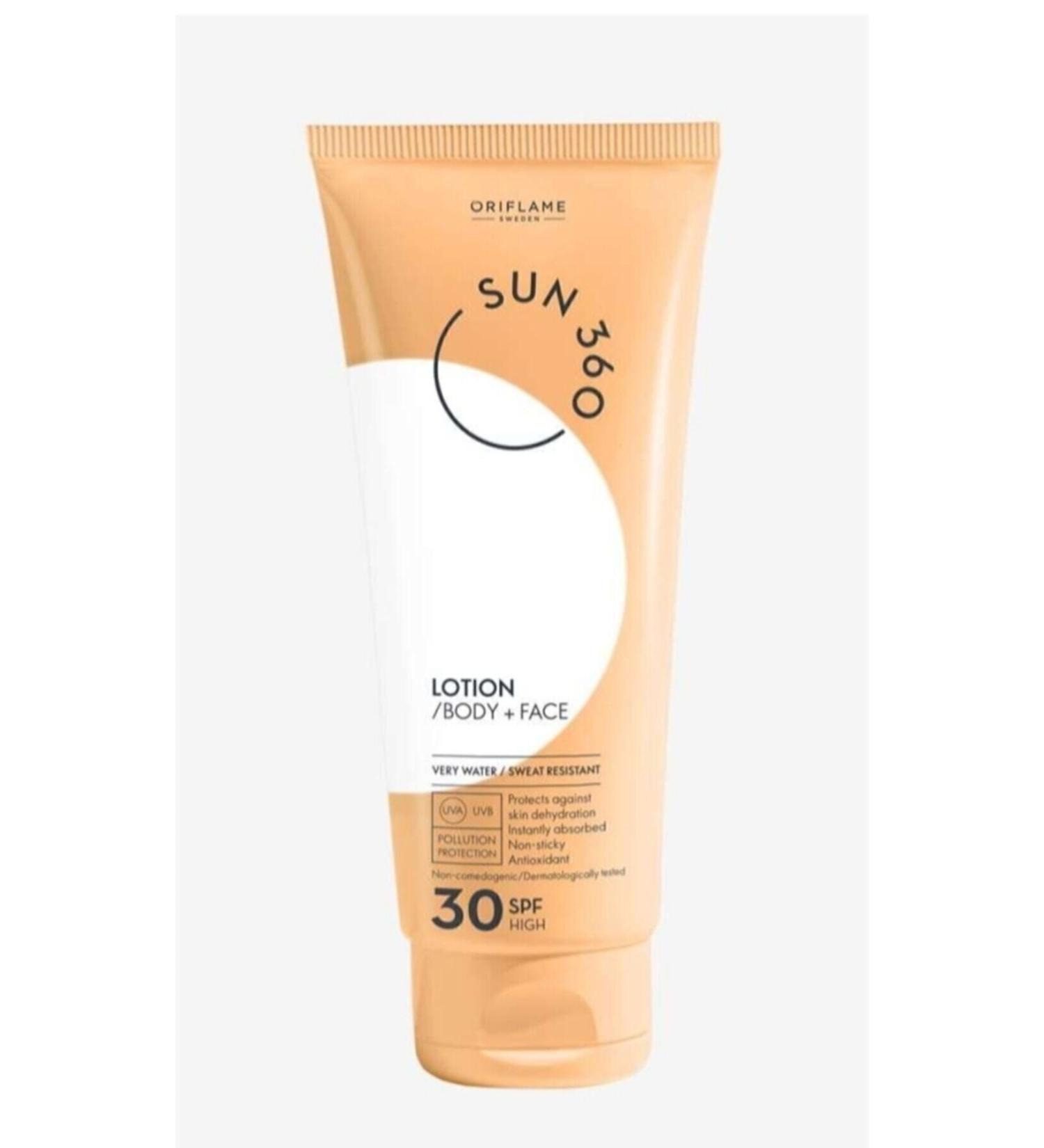 Oriflame Sun 360 Face and Body Sunscreen Lotion 30 Spf