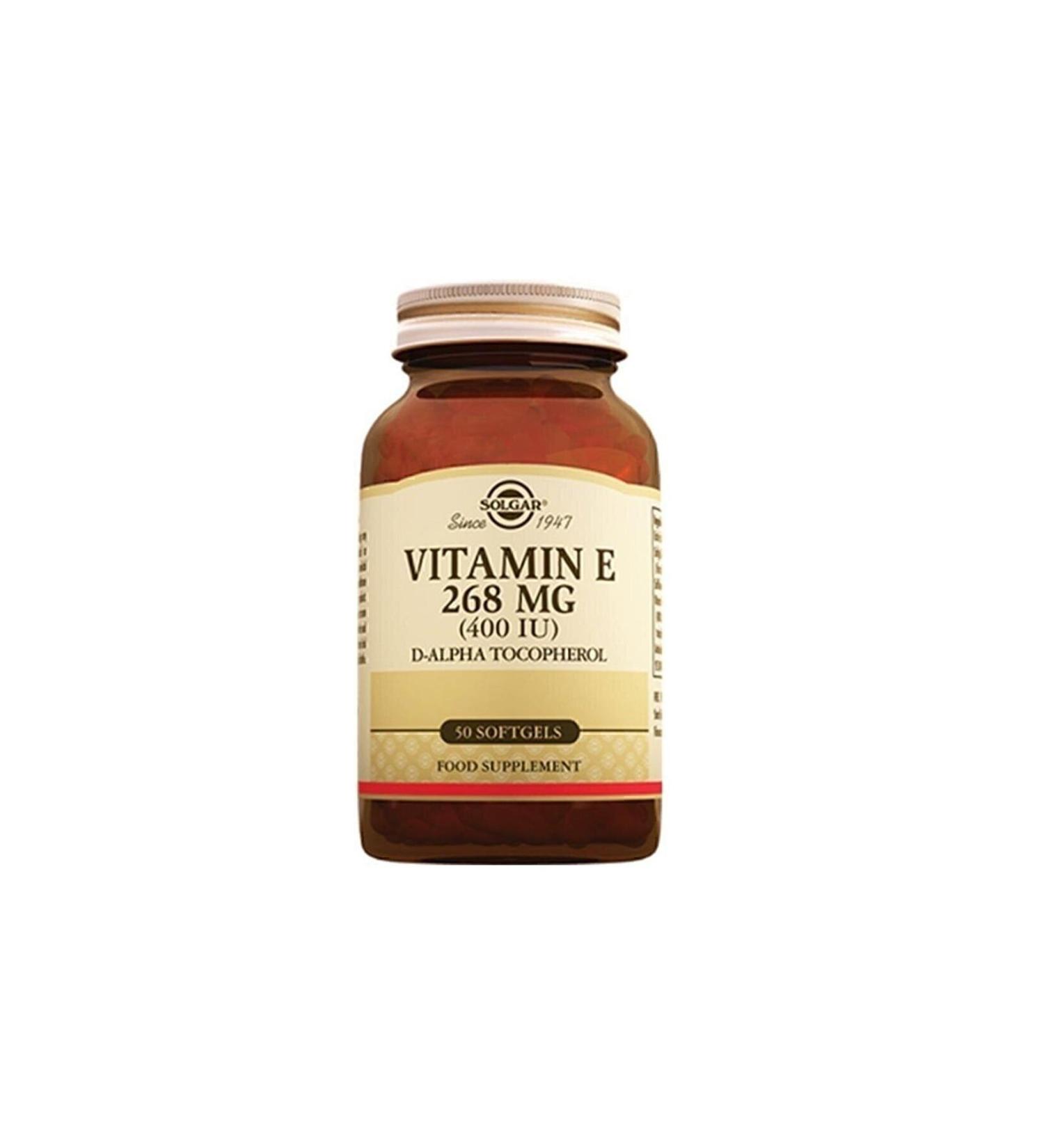 Solgar Vitamin E 400 with 50 Softgels