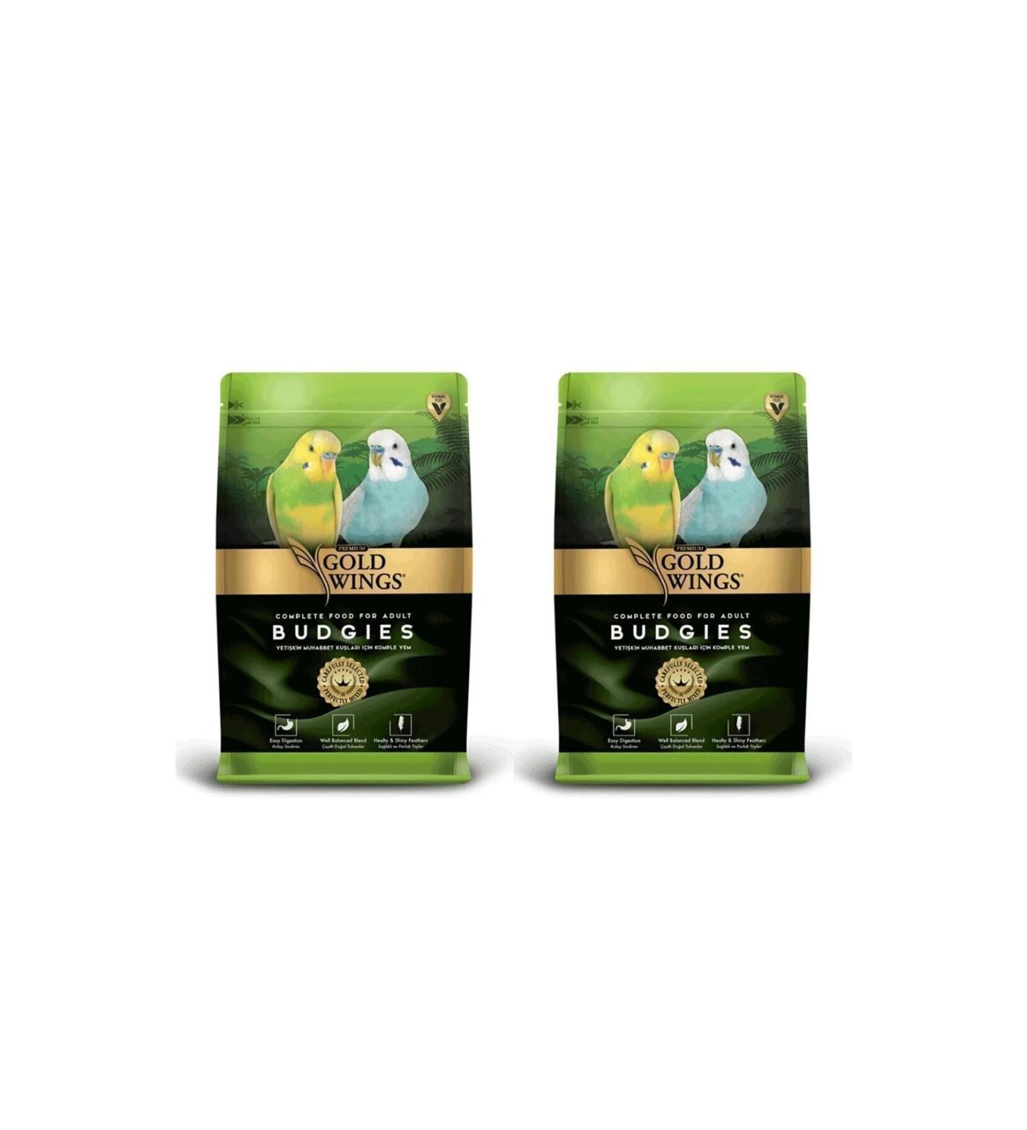 Gold Wings Budgie Food 1 Kg X 2 Pieces