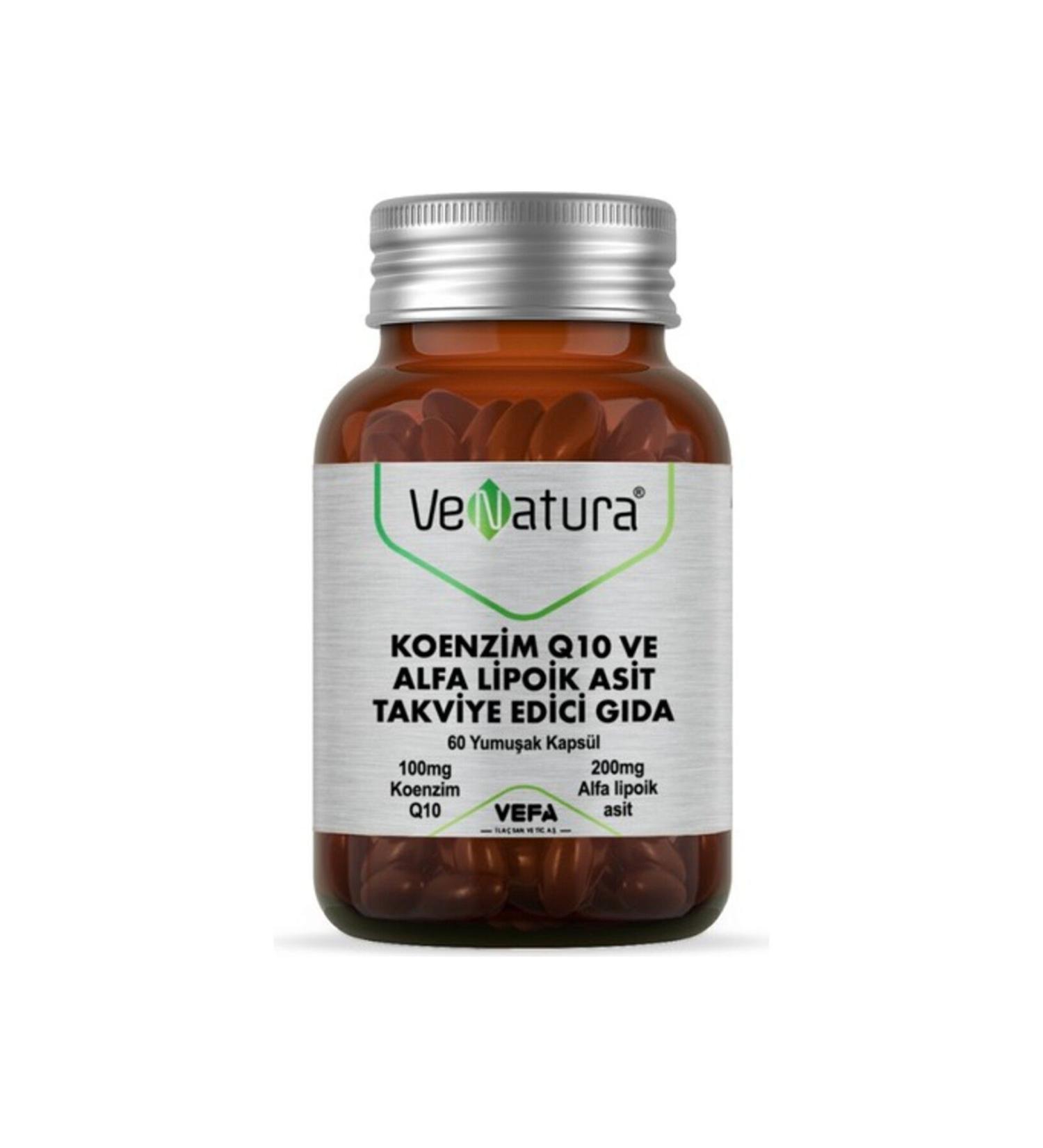 Venatura Coenzyme Q10 And Alpha Lipoic Acid 60 Capsules