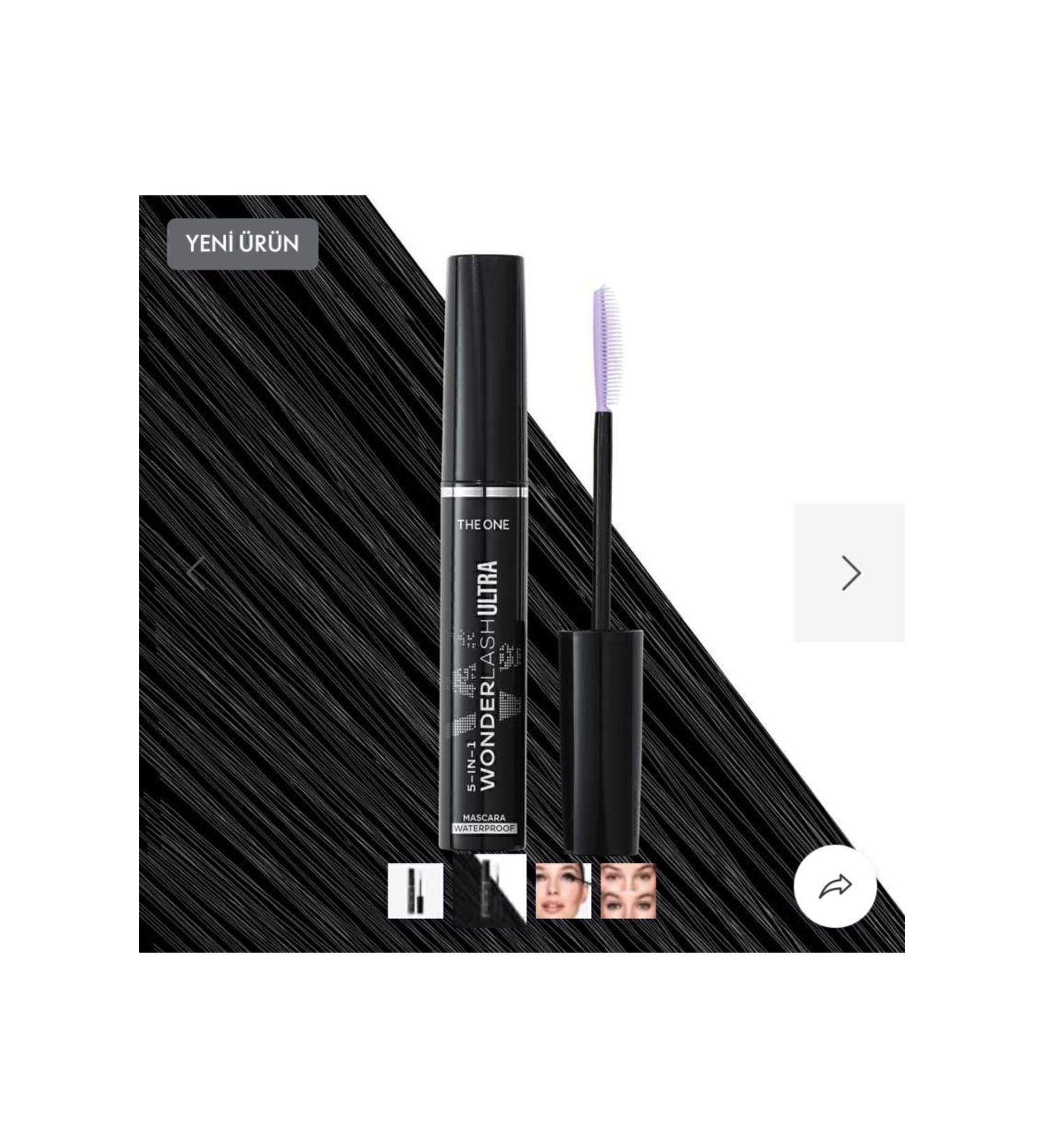 Oriflame The One 5-in-1 Wonder Lash Ultra Waterproof Mascara - Black(0 ORIGINAL BARCODE PRODUCT)