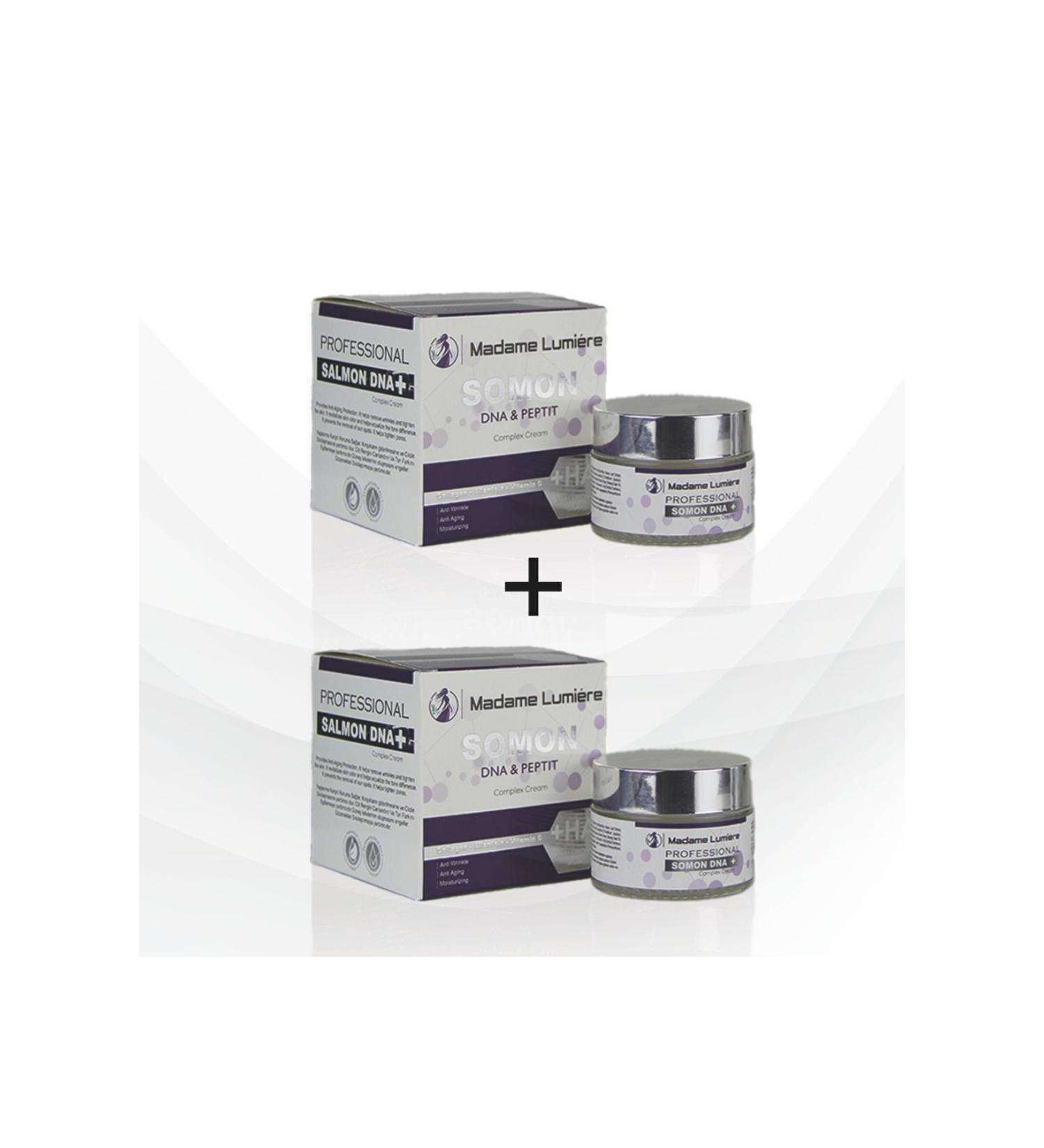 Madame Lumiere Salmon DNA Youth Cream Anti-Aging Anti-Wrinkle Creamx2 - Buy Online on GoSupps.com