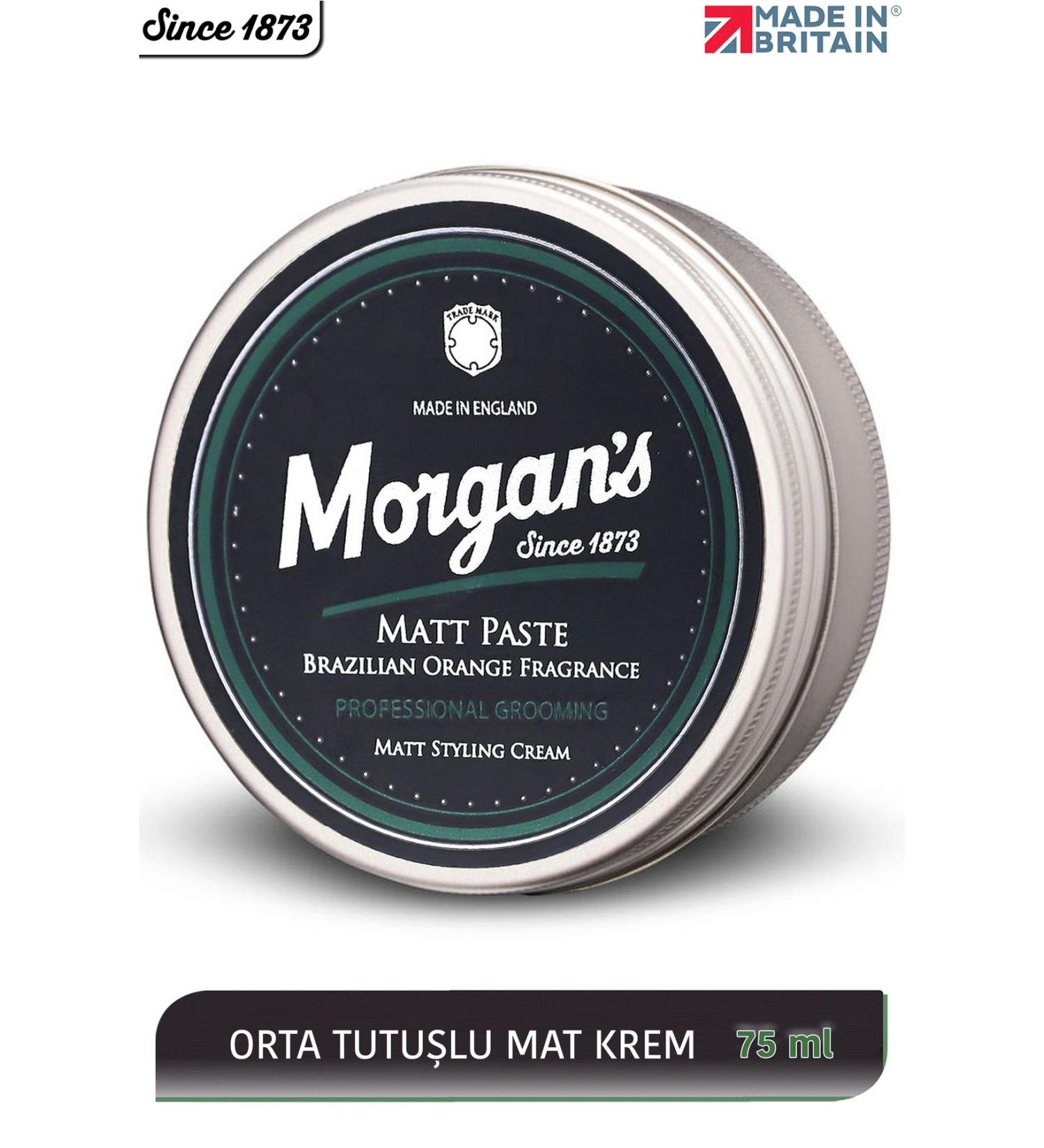Morgan's Pomade Morgan's Matt Paste Brazilian Orange - Matte Look Medium Hold Hair Styling Cream 75 ml - Buy Online on GoSupps.com