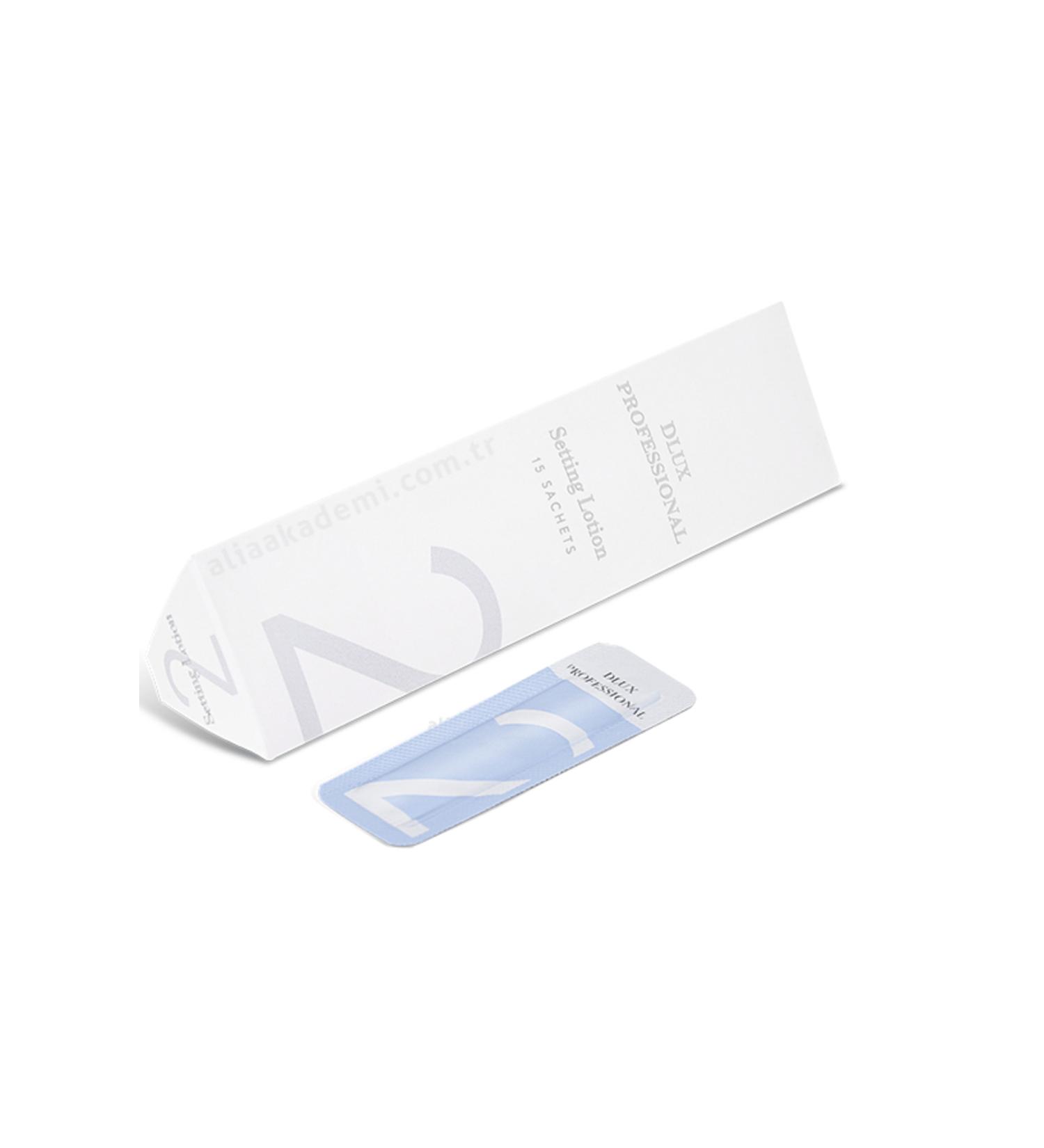 DLUX PROFESSIONAL Dlux Pro Lifting Setting Lotion No.2 - Eyelash Fixing & Care Lotion 15 Pieces