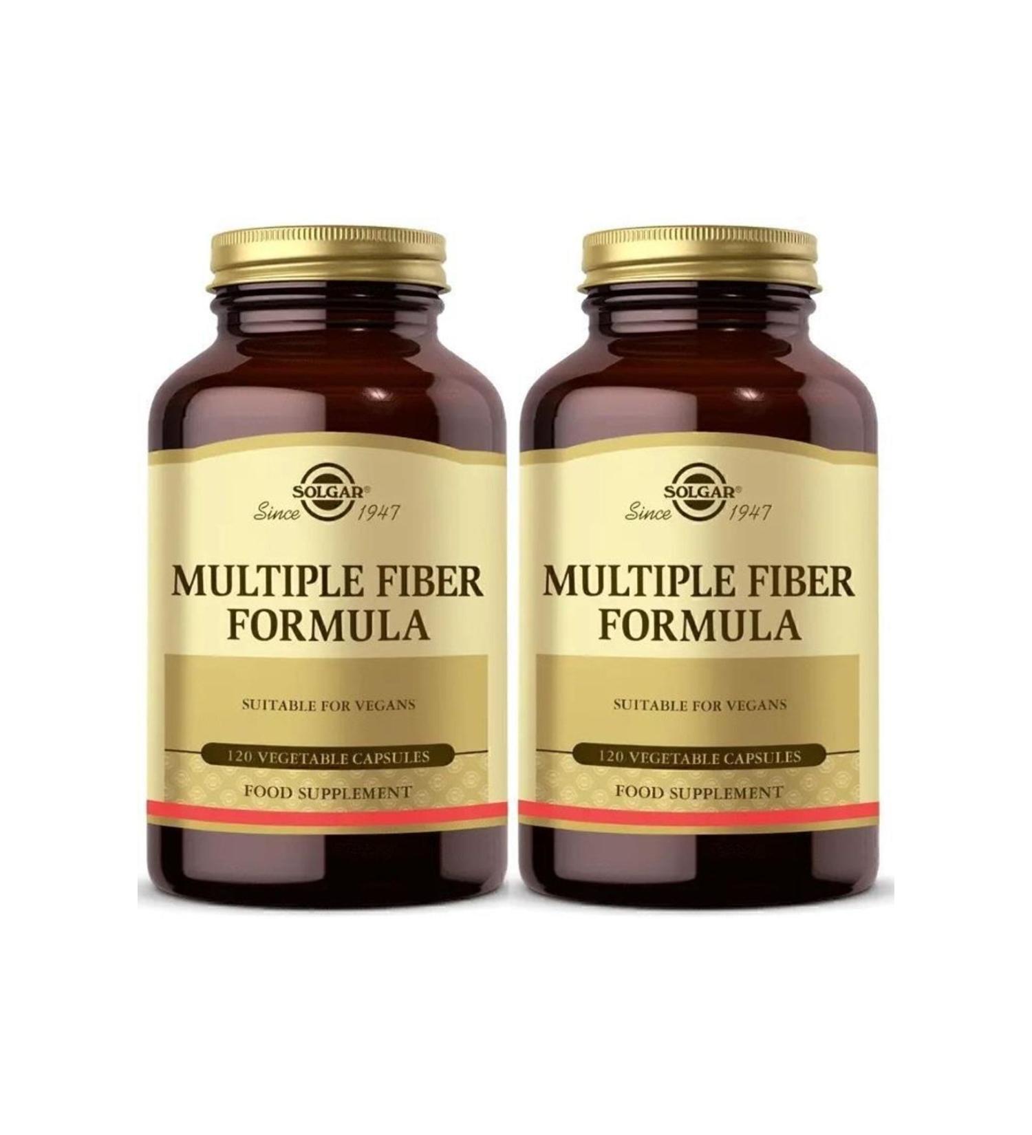 Solgar Multiple Fiber Formula 120 V-capsules 2 Pieces