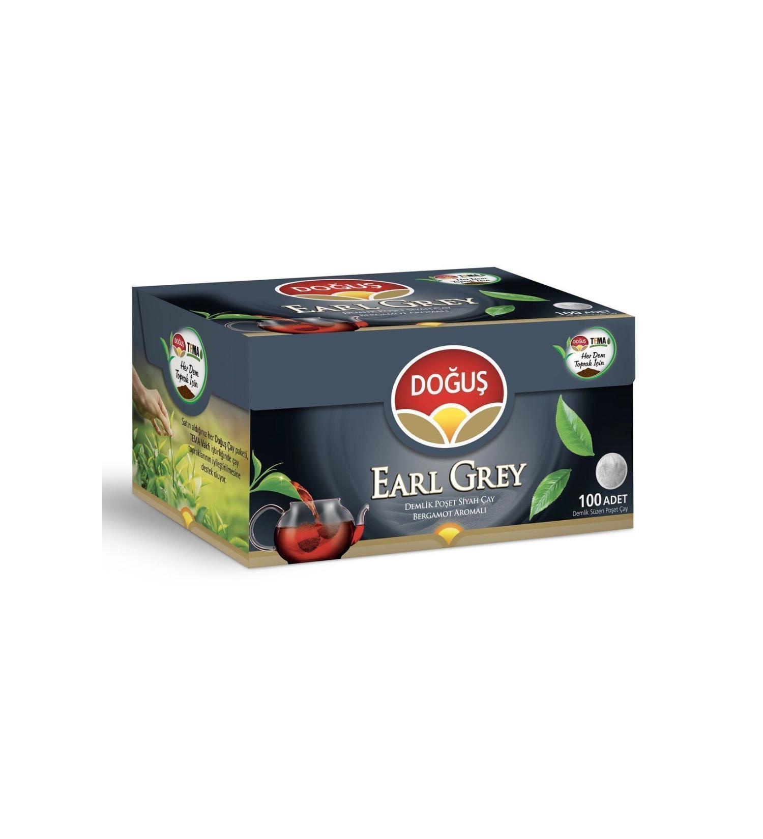 Dogus Earl Grey Teapot Tea Bag 100 Pack 320 G