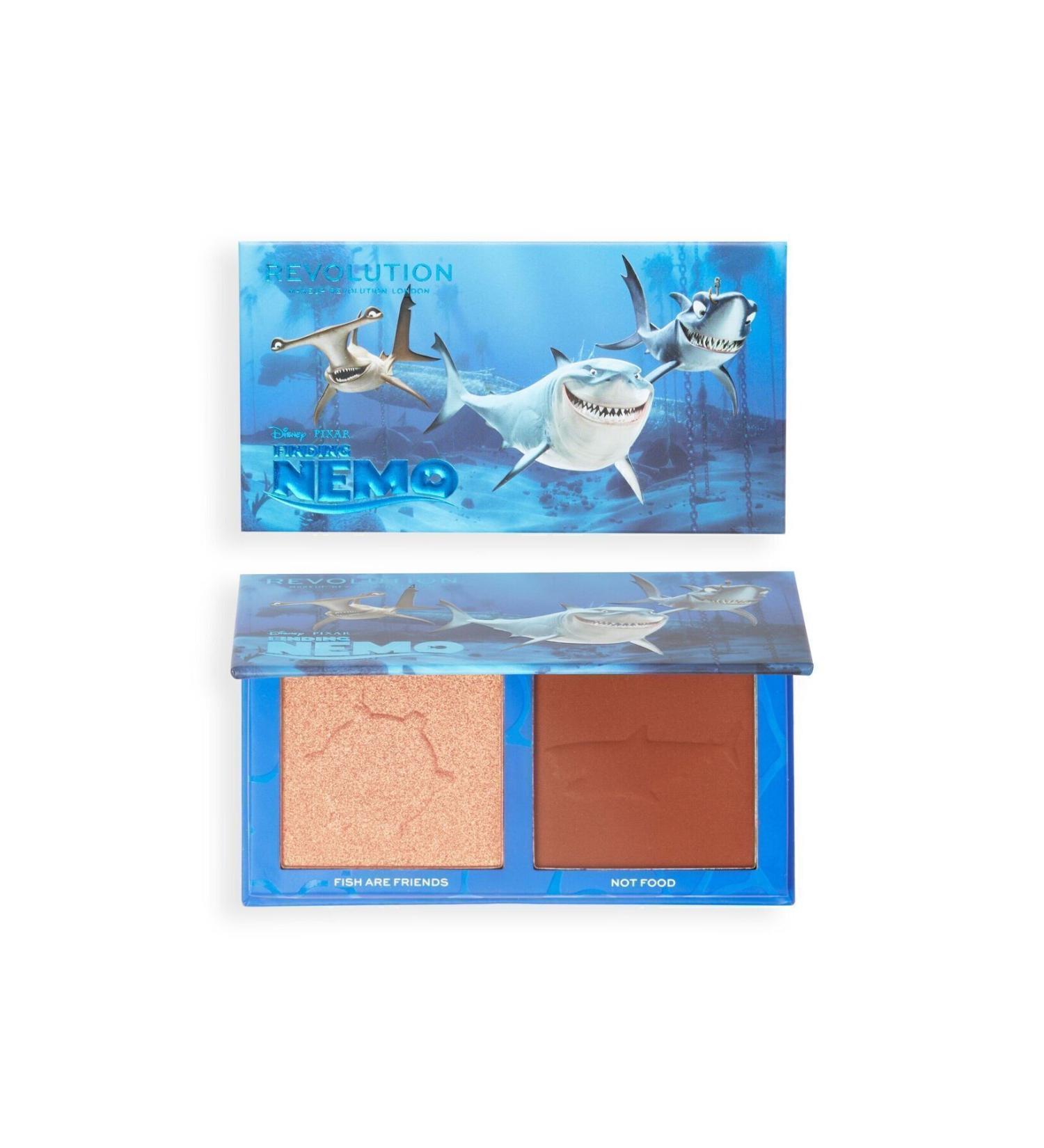 Revolution x Finding Nemo Sharky Bronzer & Highlighter - Buy Online on GoSupps.com