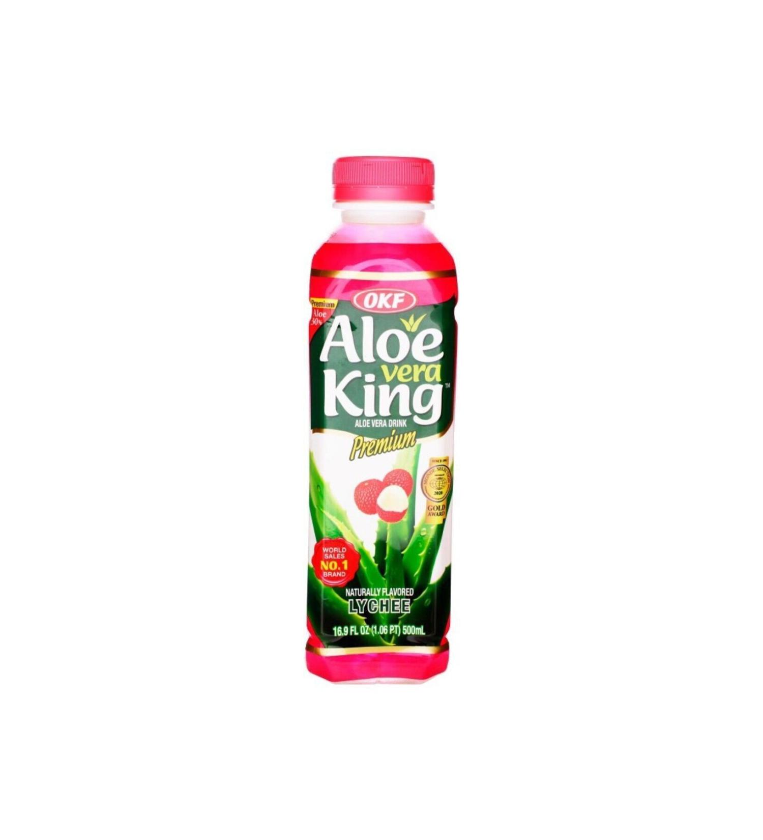 Okf Aloe Oky Aloe Vera King Premium Lychee 500ml