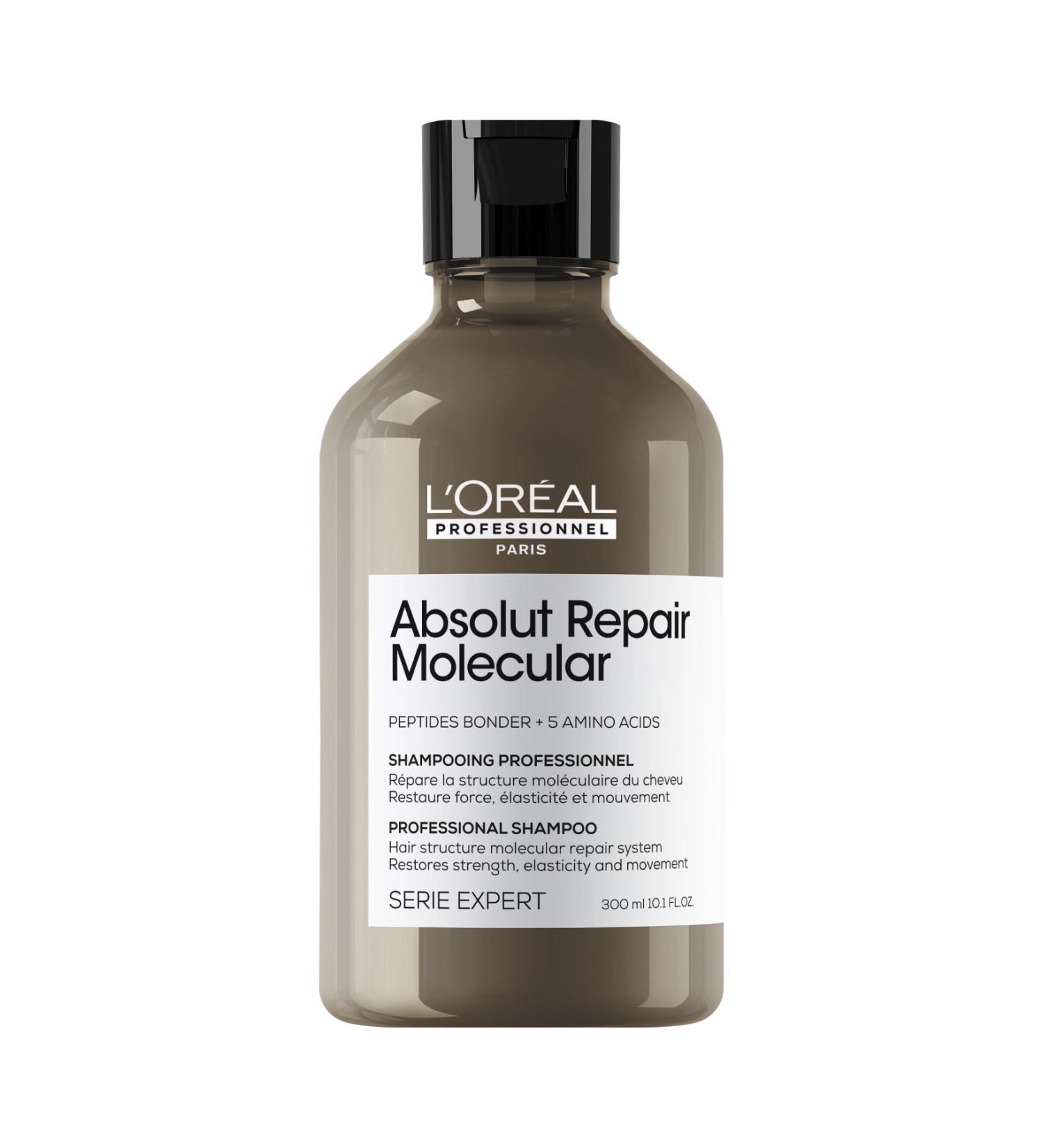 L'Oreal Paris Serie Expert Absolut Repair Molecular Purifying Shampoo for All Damaged Hair - Buy Online on GoSupps.com